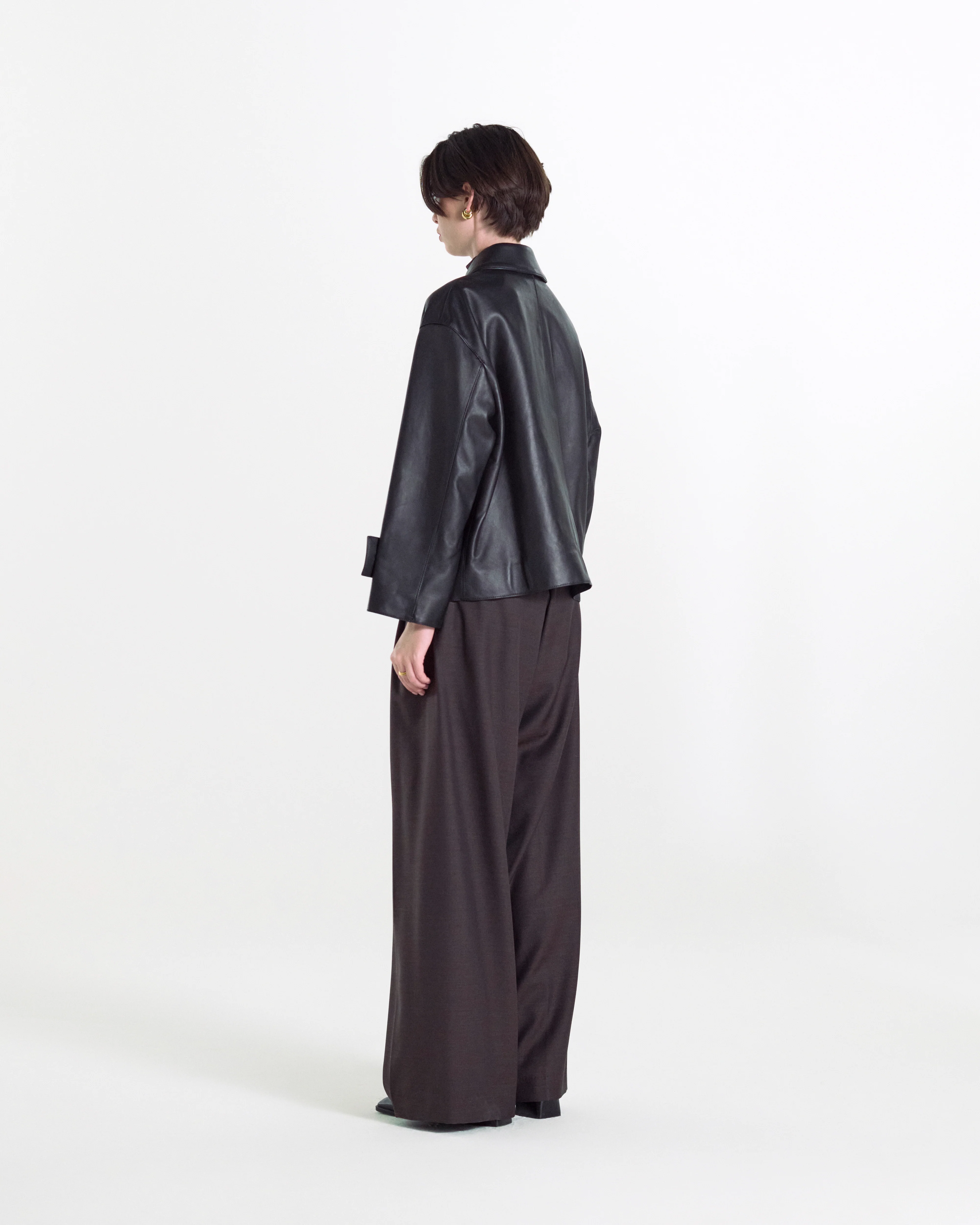 Humbie Slim Leather Jacket - Image 5