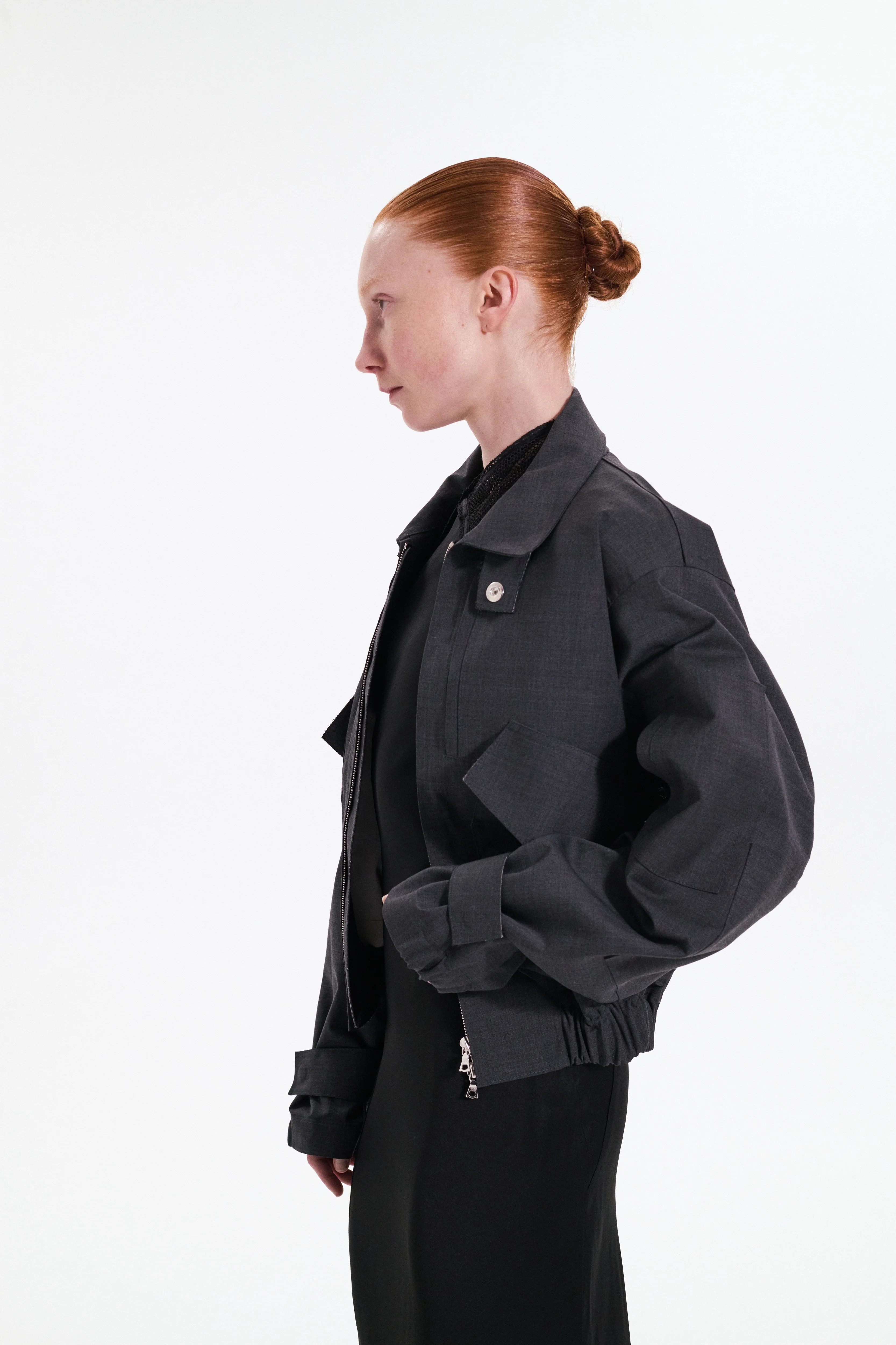 Double Faced Bomber Jacket - Image 4