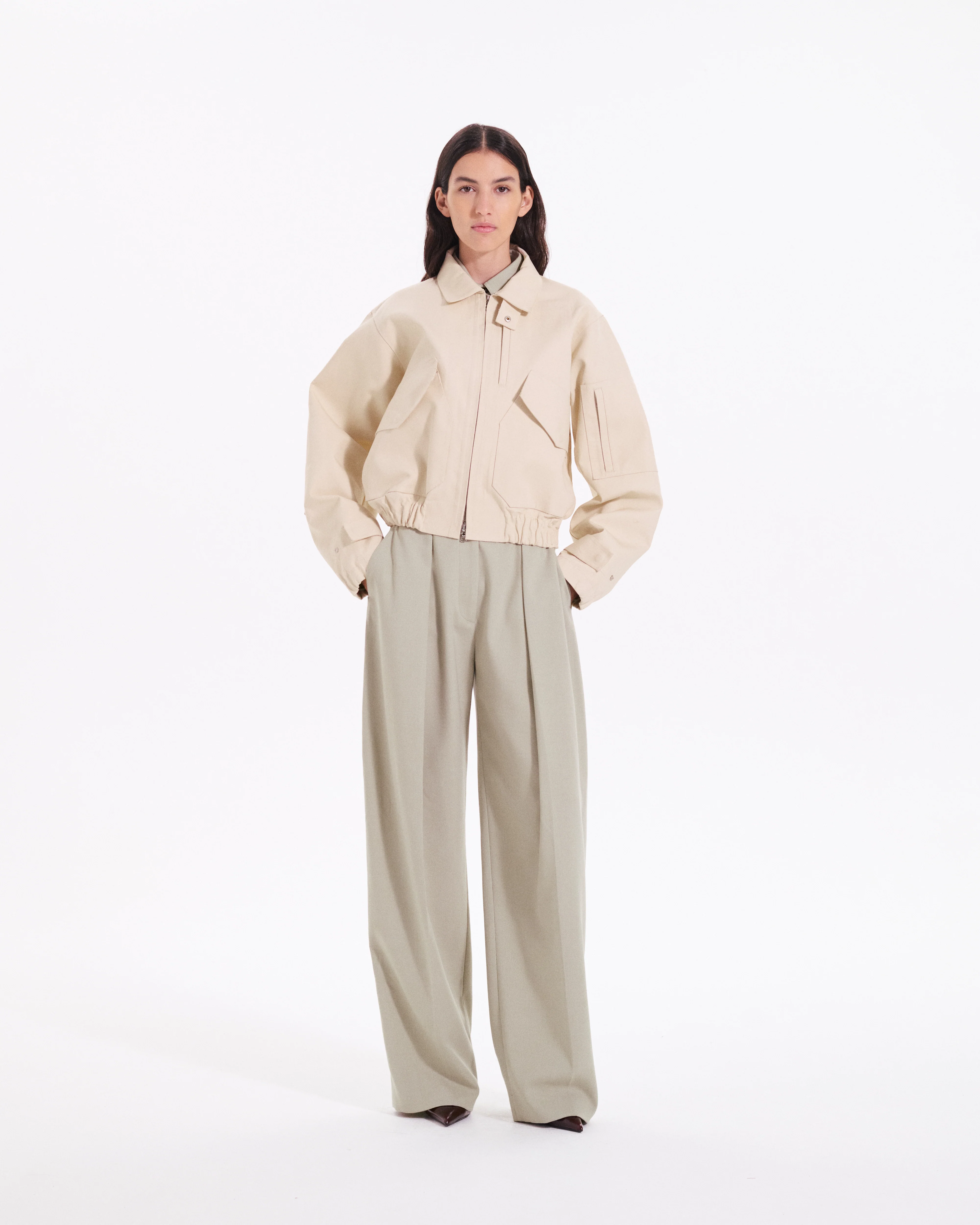 Double Faced Bomber Jacket - Image 3