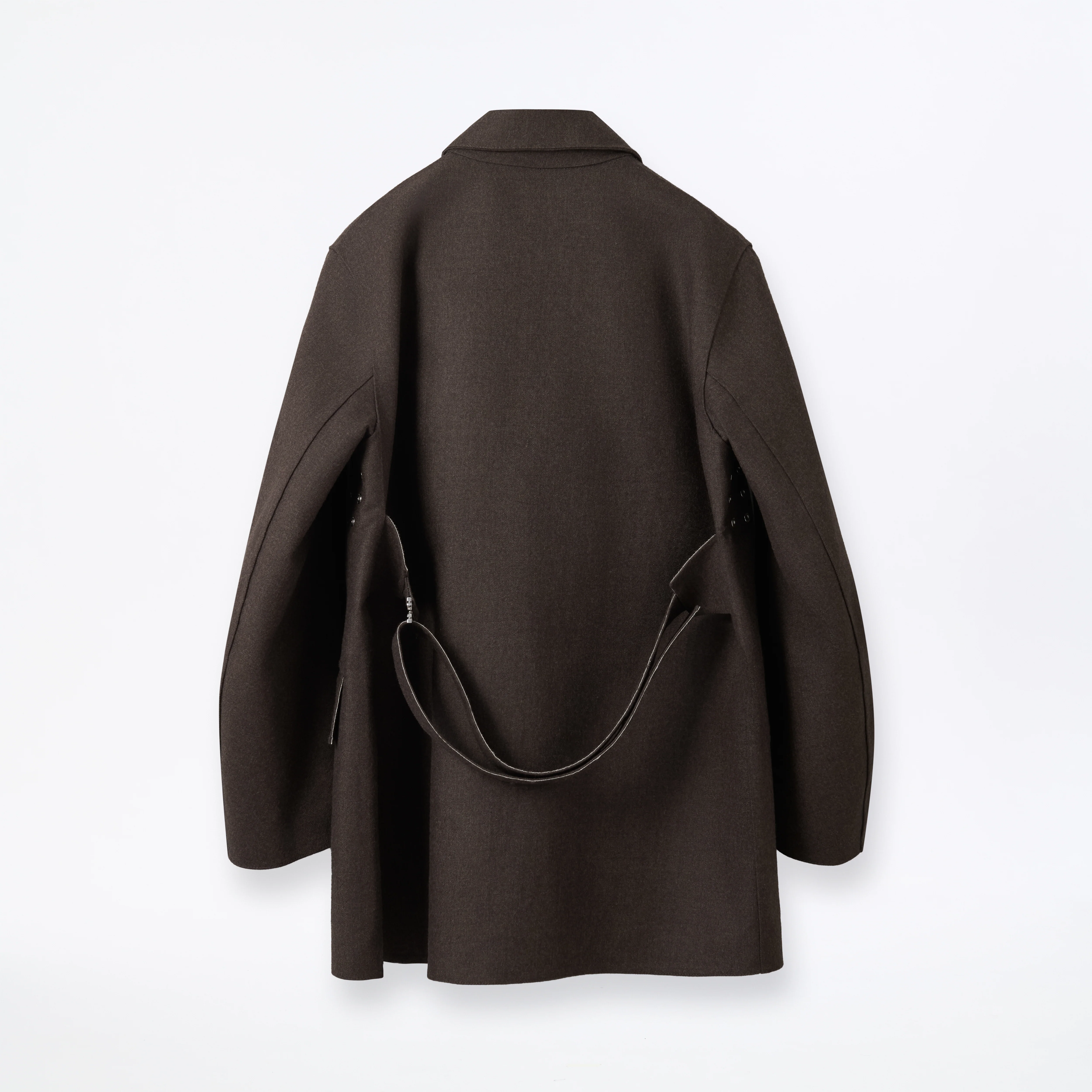 Double Faced Caban Coat - Image 7