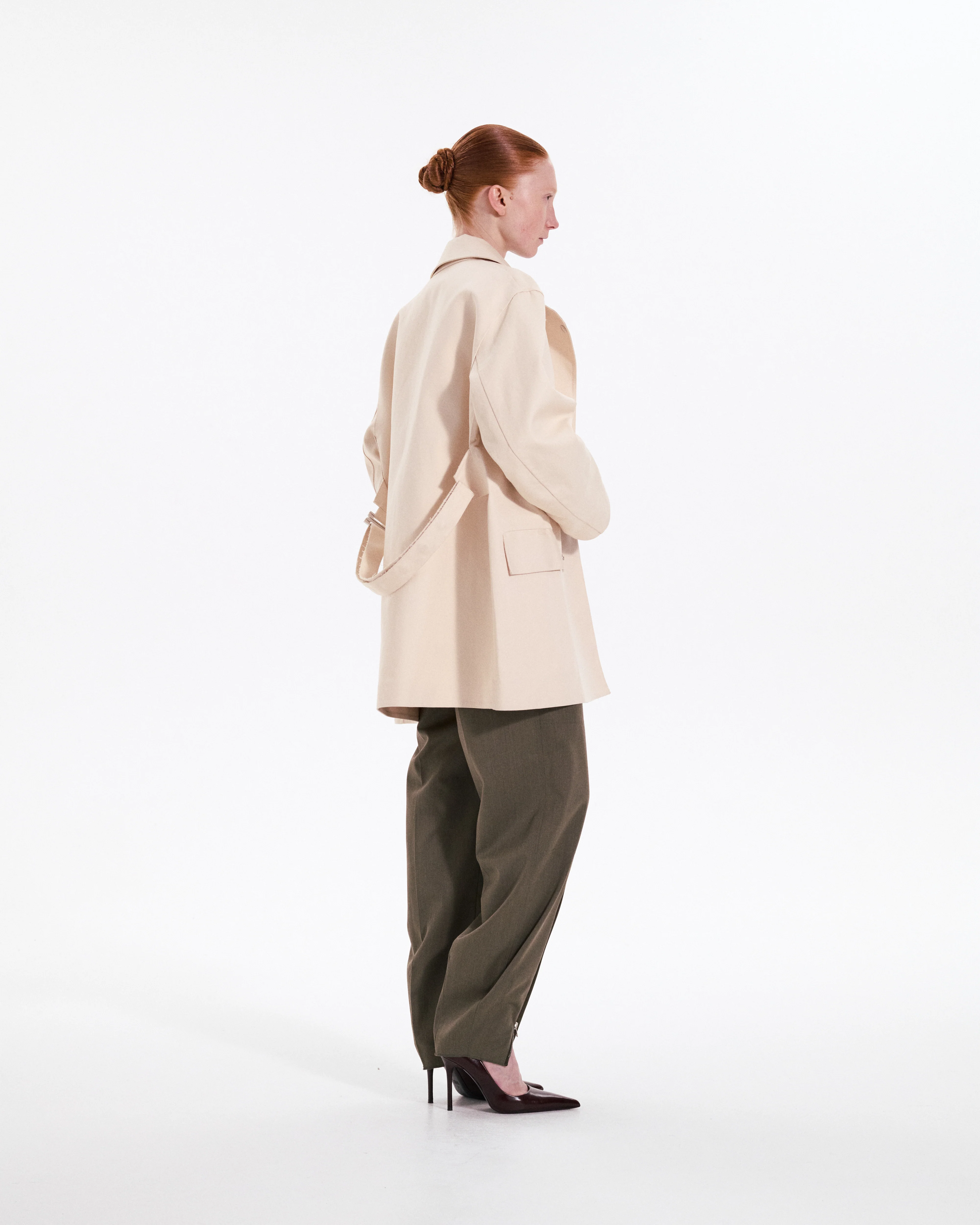 Double Faced Caban Coat - Image 4
