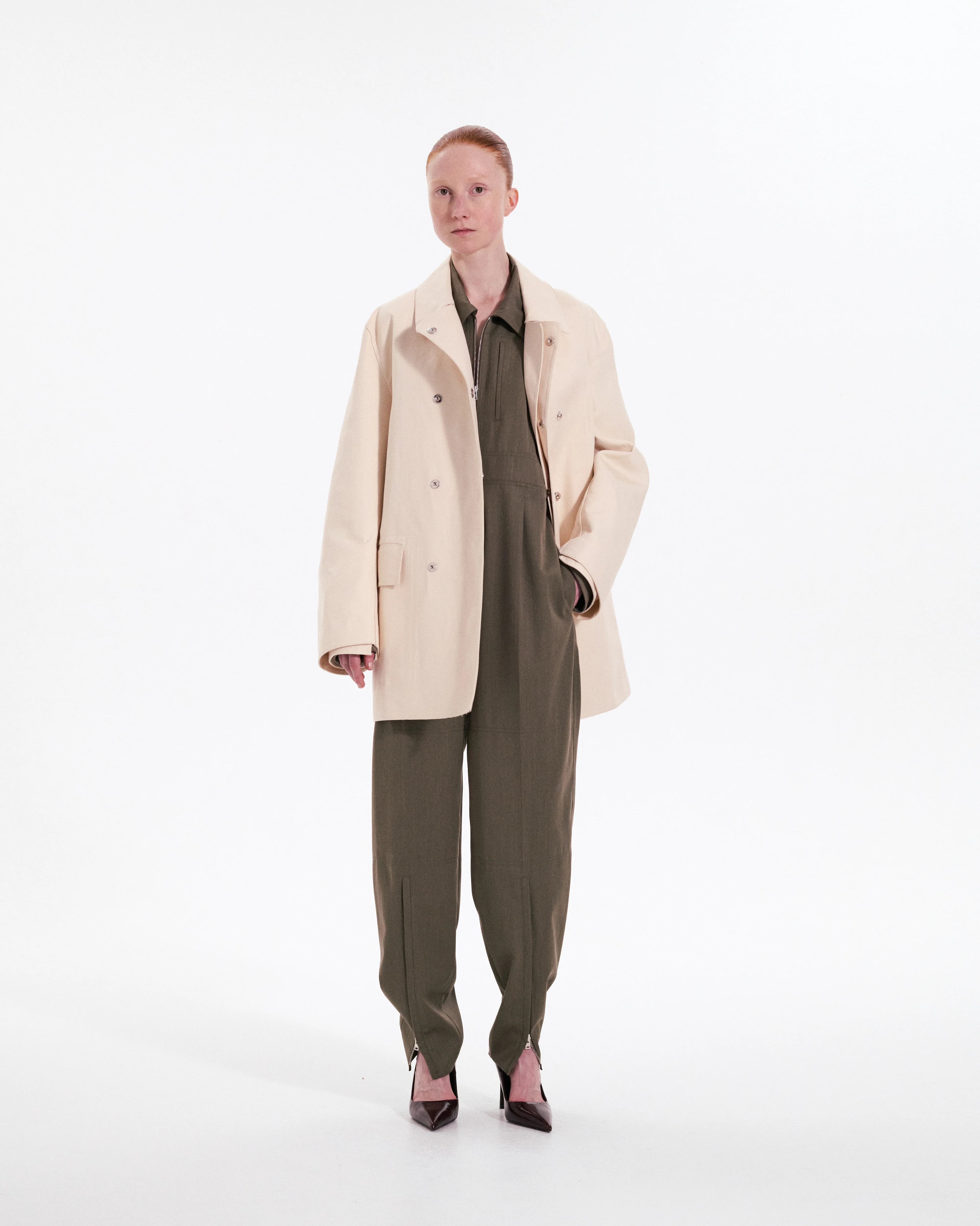 Double Faced Caban Coat - Image 6