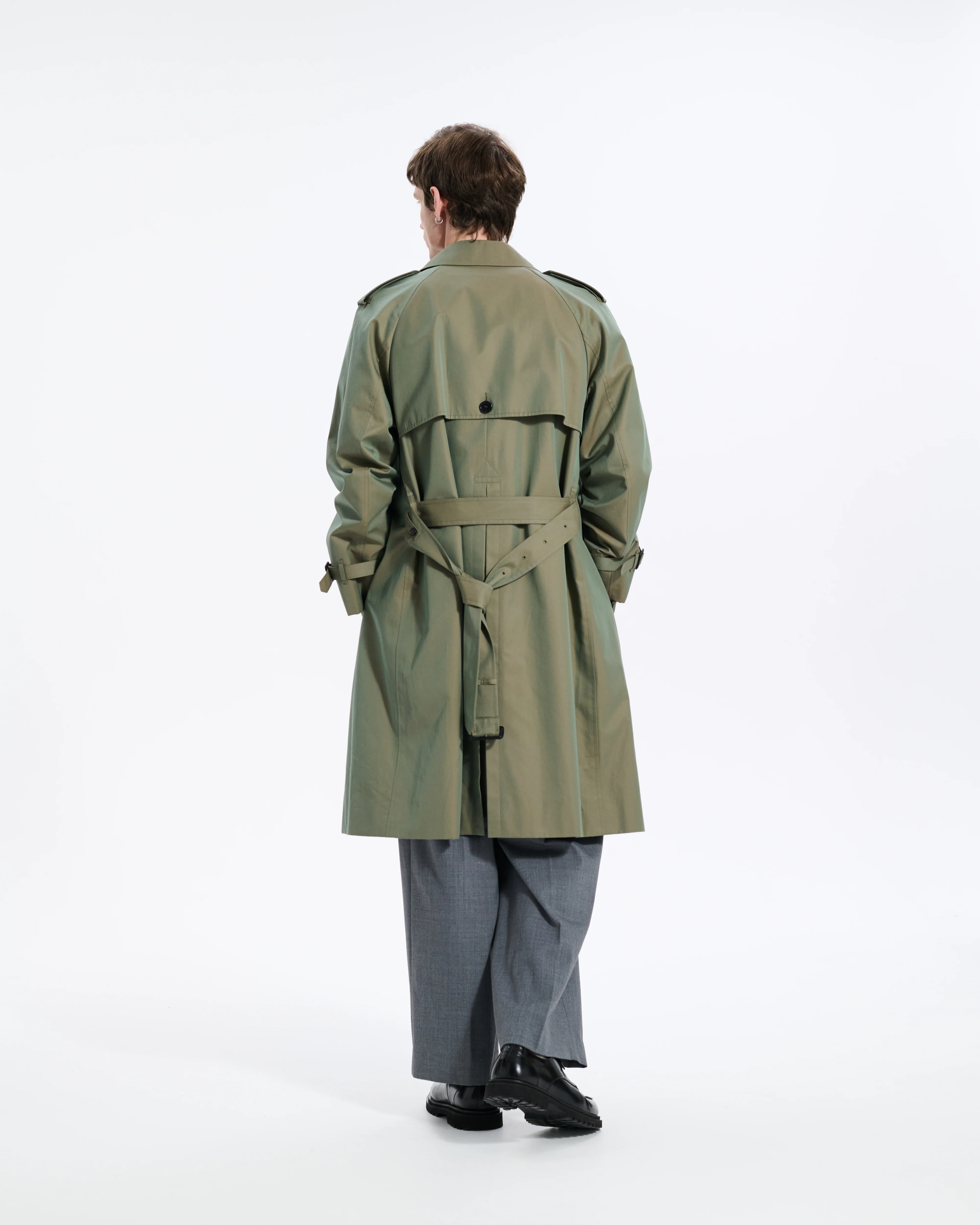 Blanefield Gabardine Double Breasted Trench Coat - Image 3