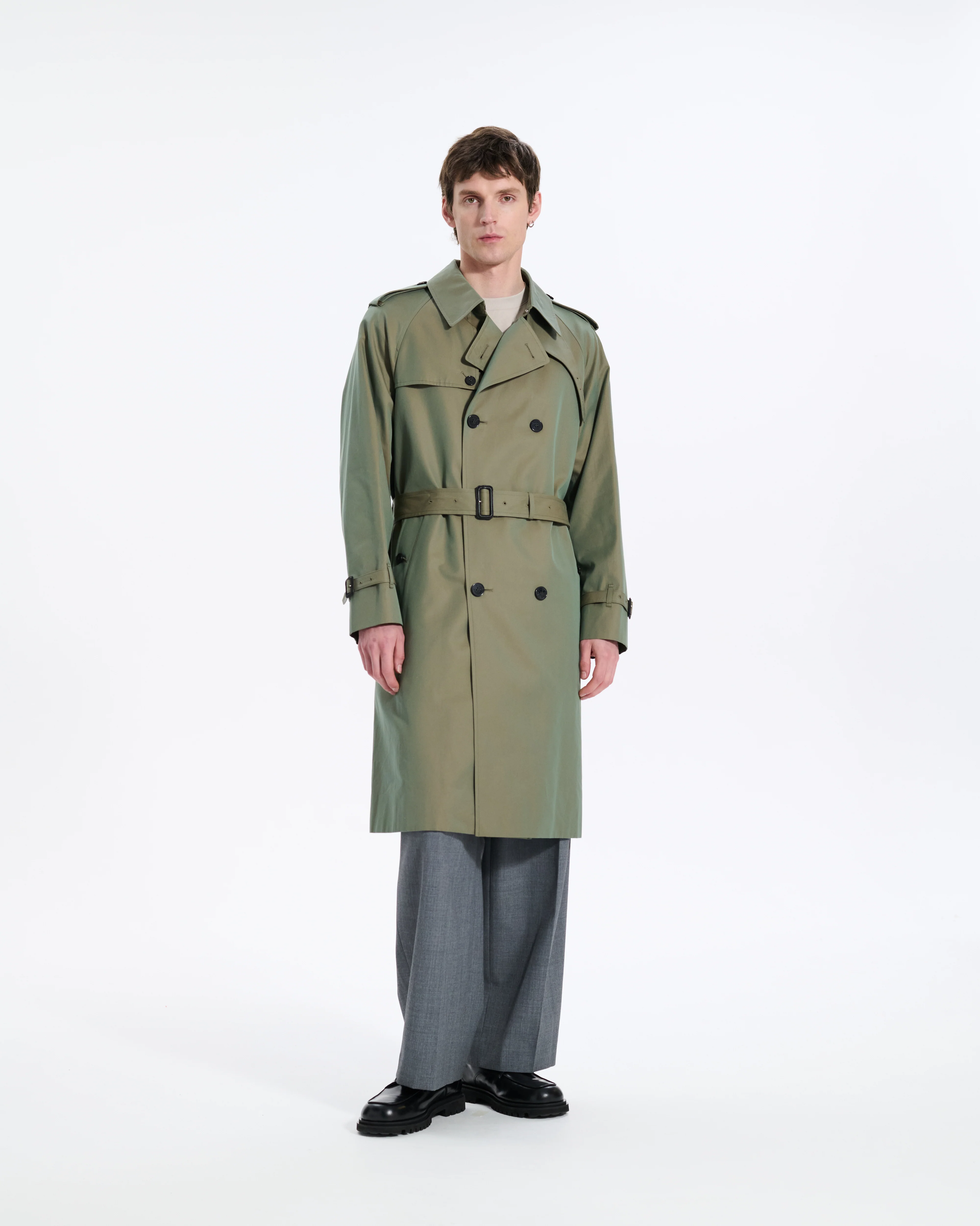 Blanefield Gabardine Double Breasted Trench Coat - Image 4