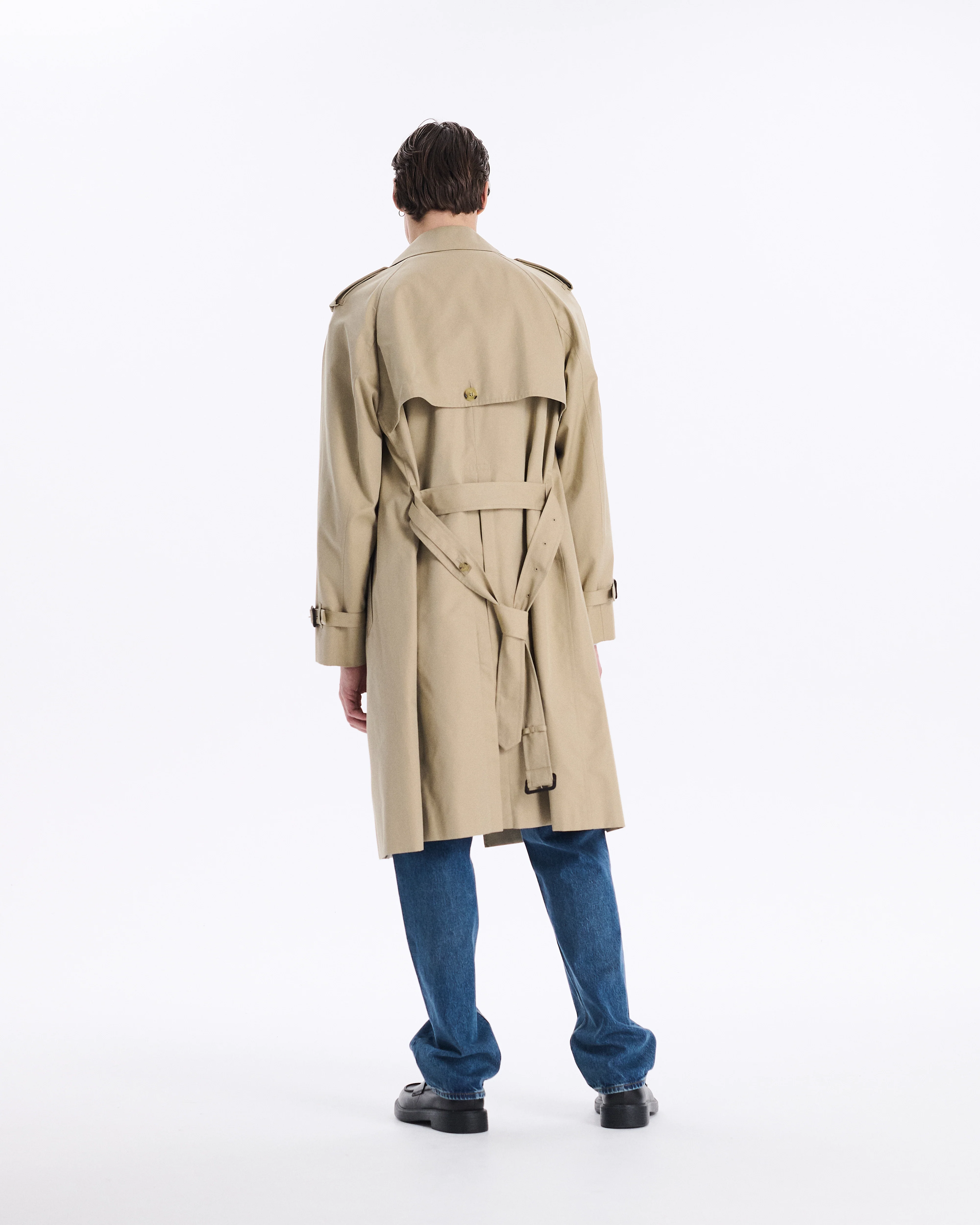 Blanefield Gabardine Double Breasted Trench Coat - Image 3