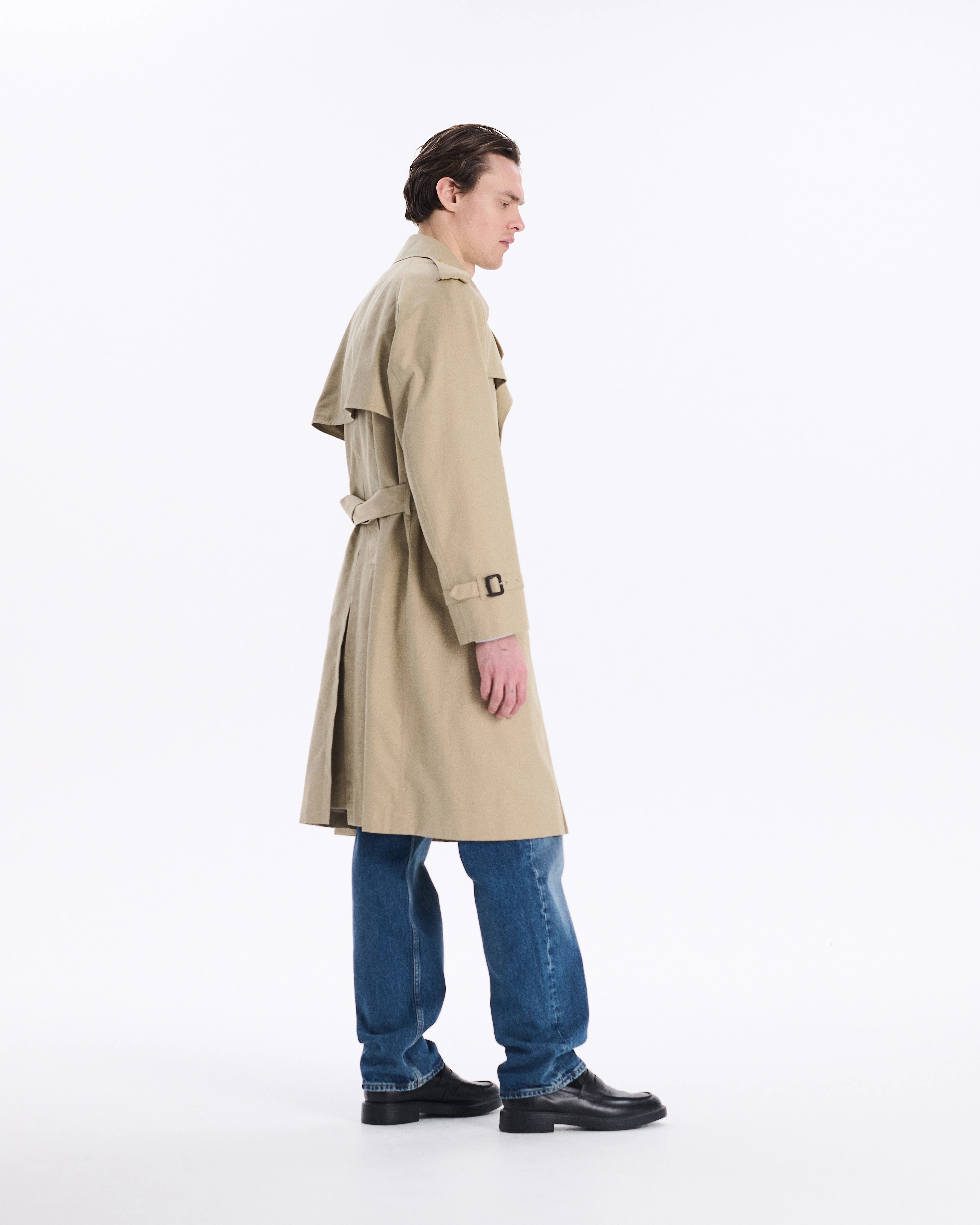 Blanefield Gabardine Double Breasted Trench Coat - Image 4