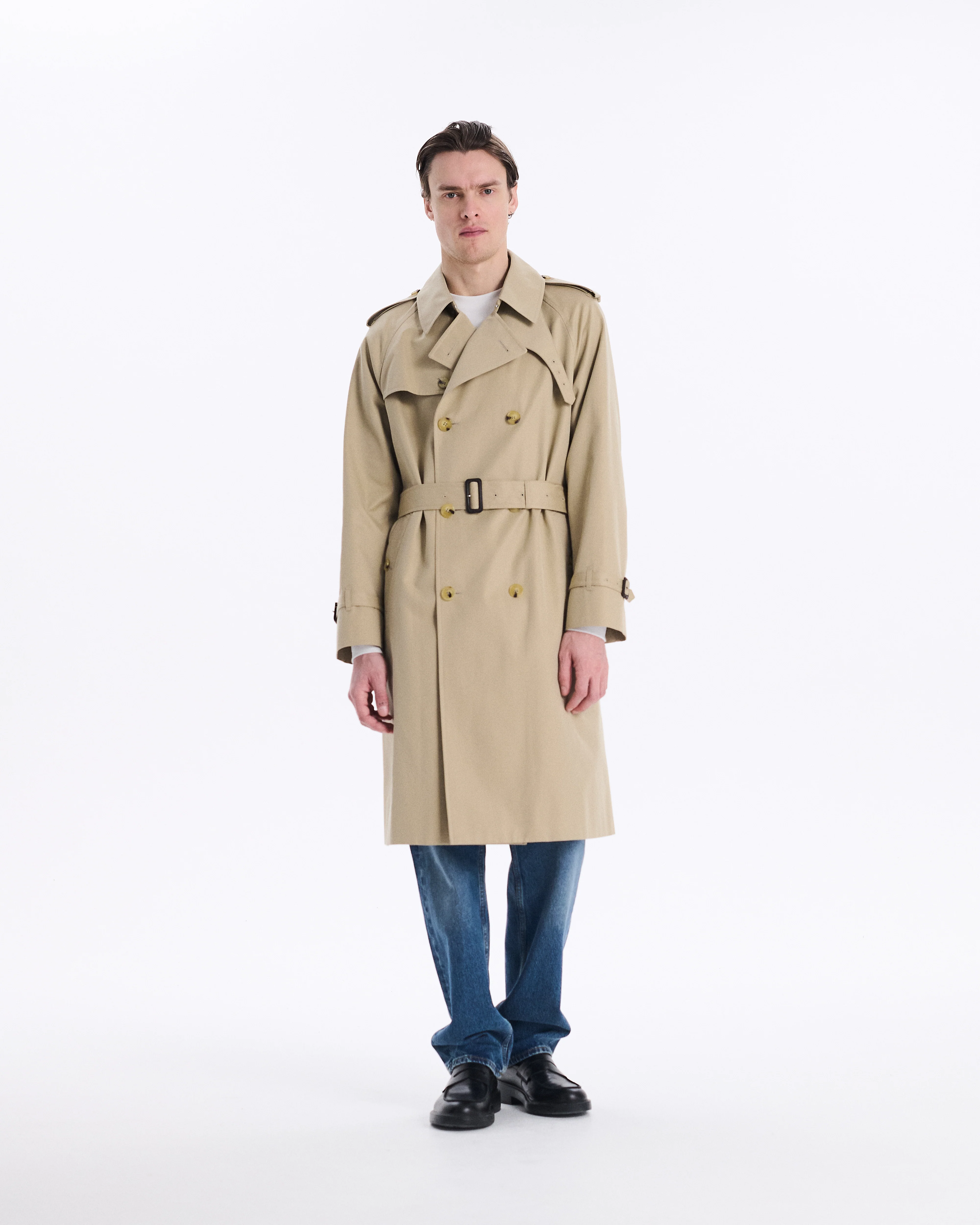 Blanefield Gabardine Double Breasted Trench Coat - Image 5