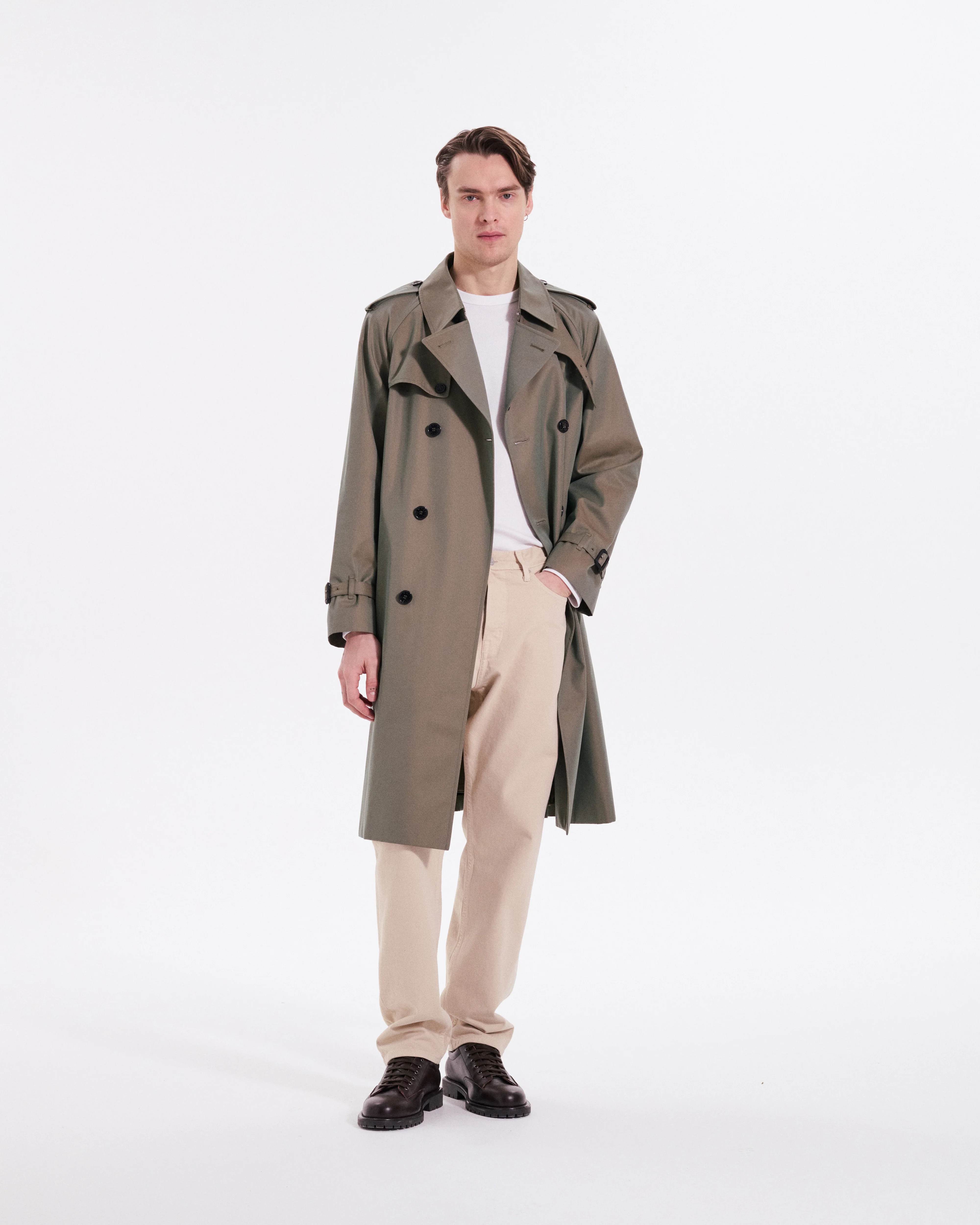 Blanefield Gabardine Double Breasted Trench Coat - Image 3