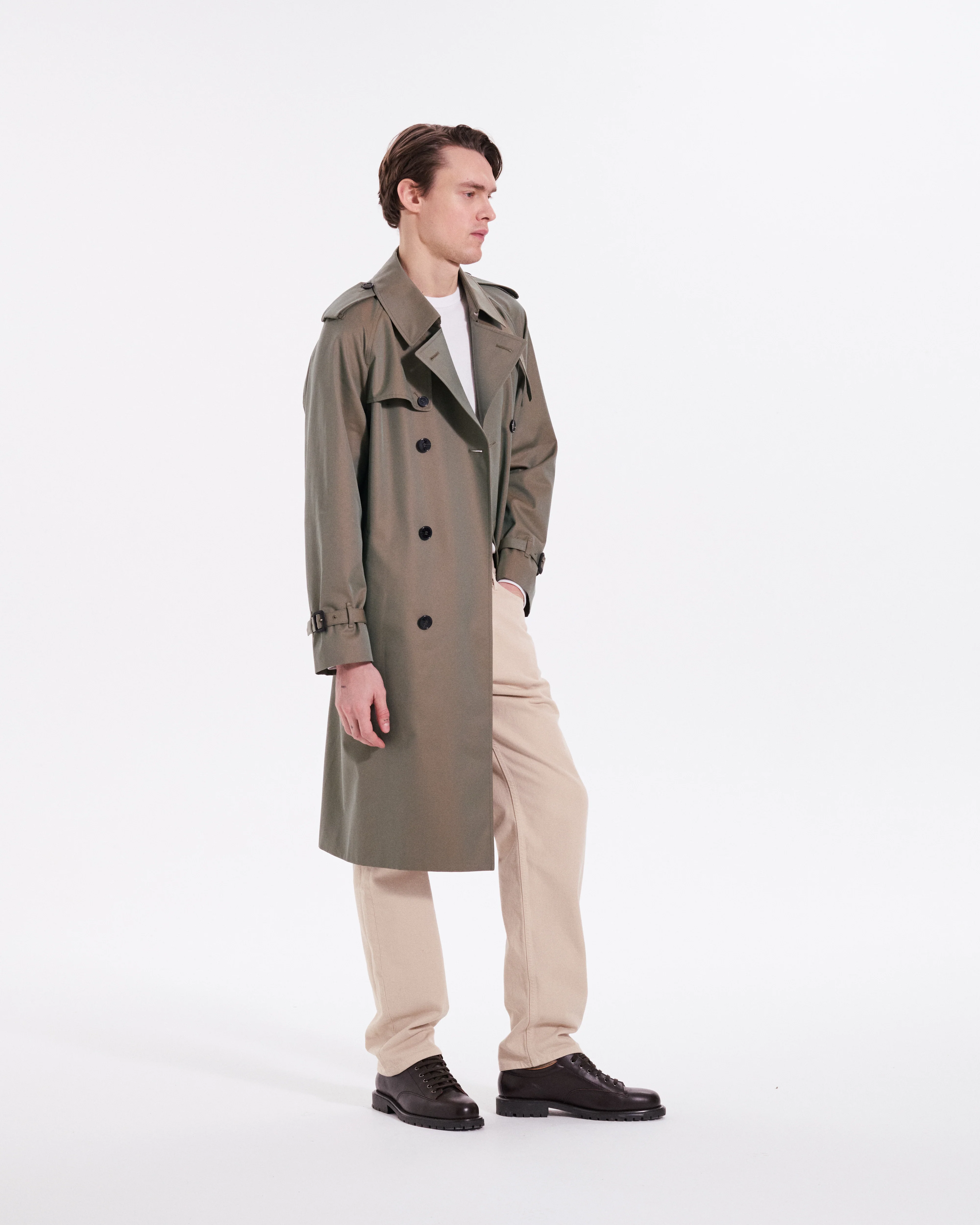 Blanefield Gabardine Double Breasted Trench Coat - Image 4
