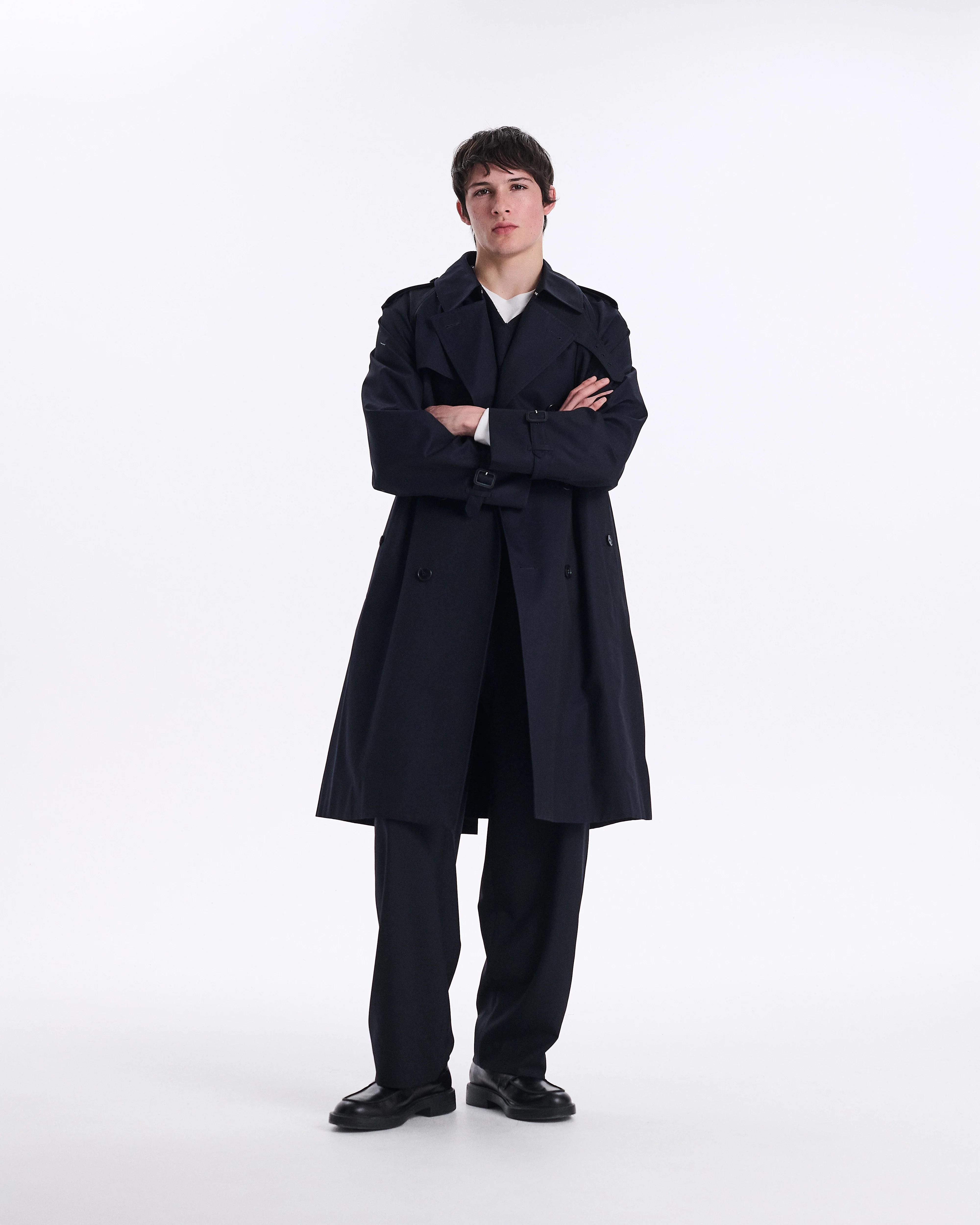 Blanefield Gabardine Double Breasted Trench Coat - Image 4