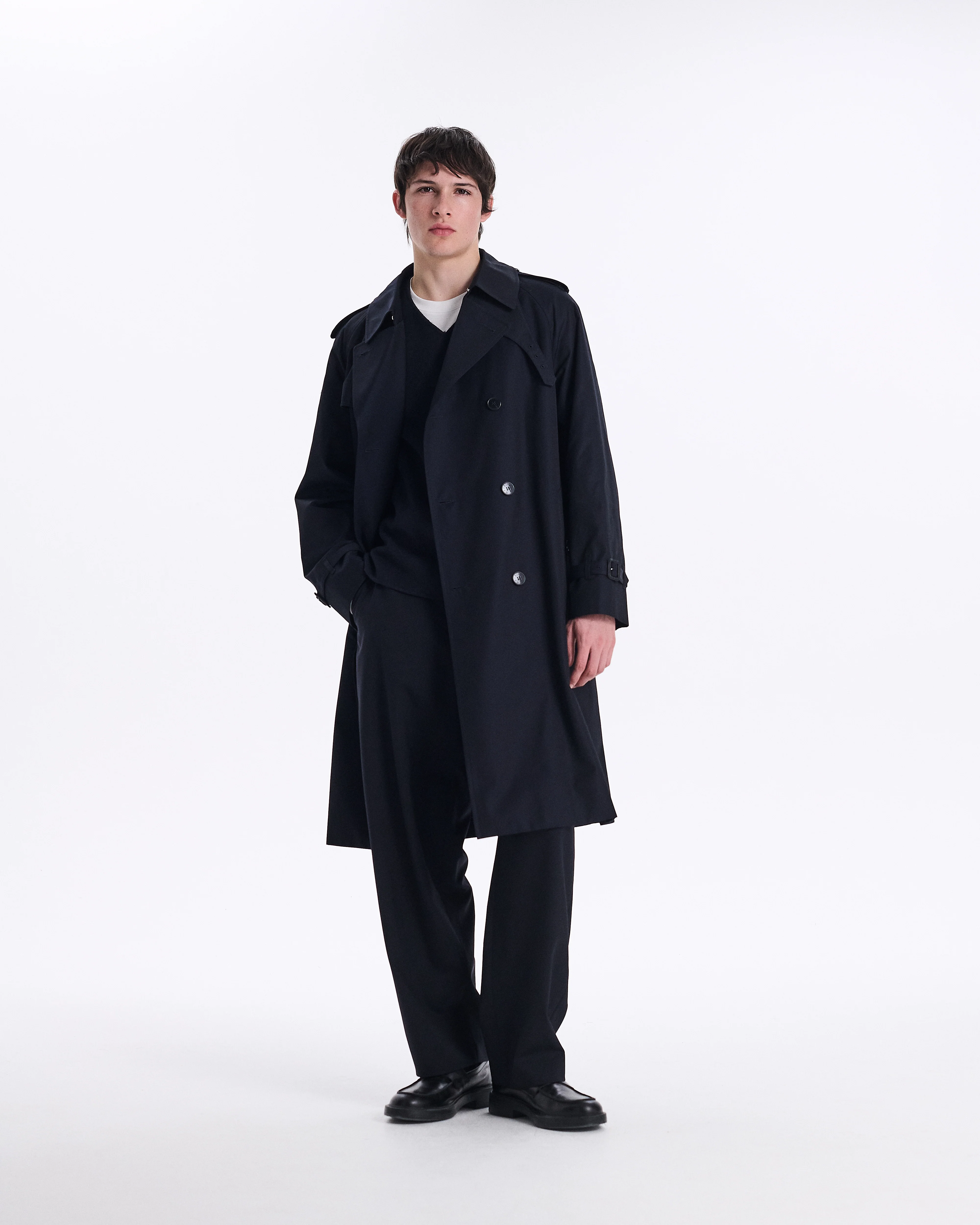 Blanefield Gabardine Double Breasted Trench Coat - Image 6