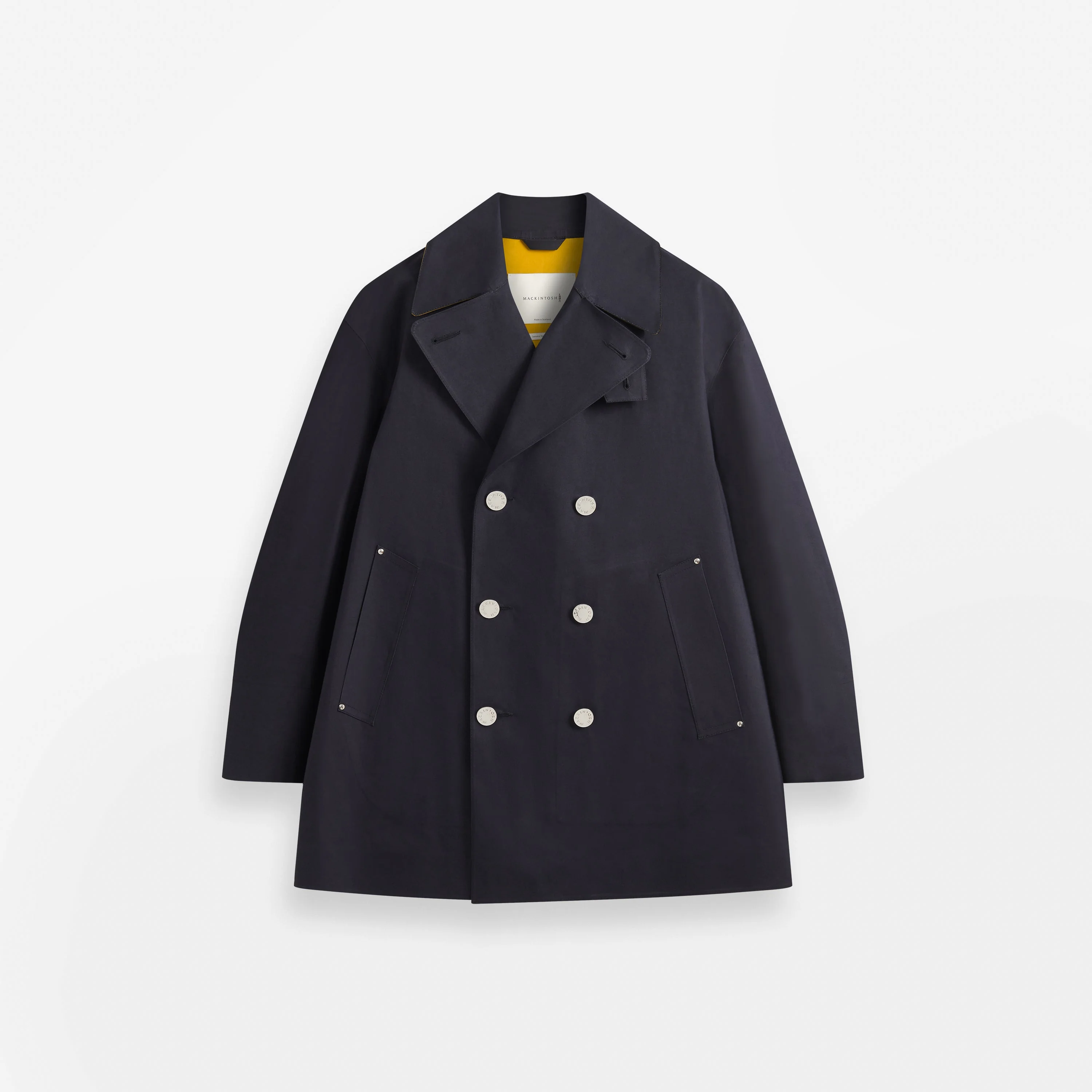 Canonbie Rubberised Double Breasted Coat - Image 8