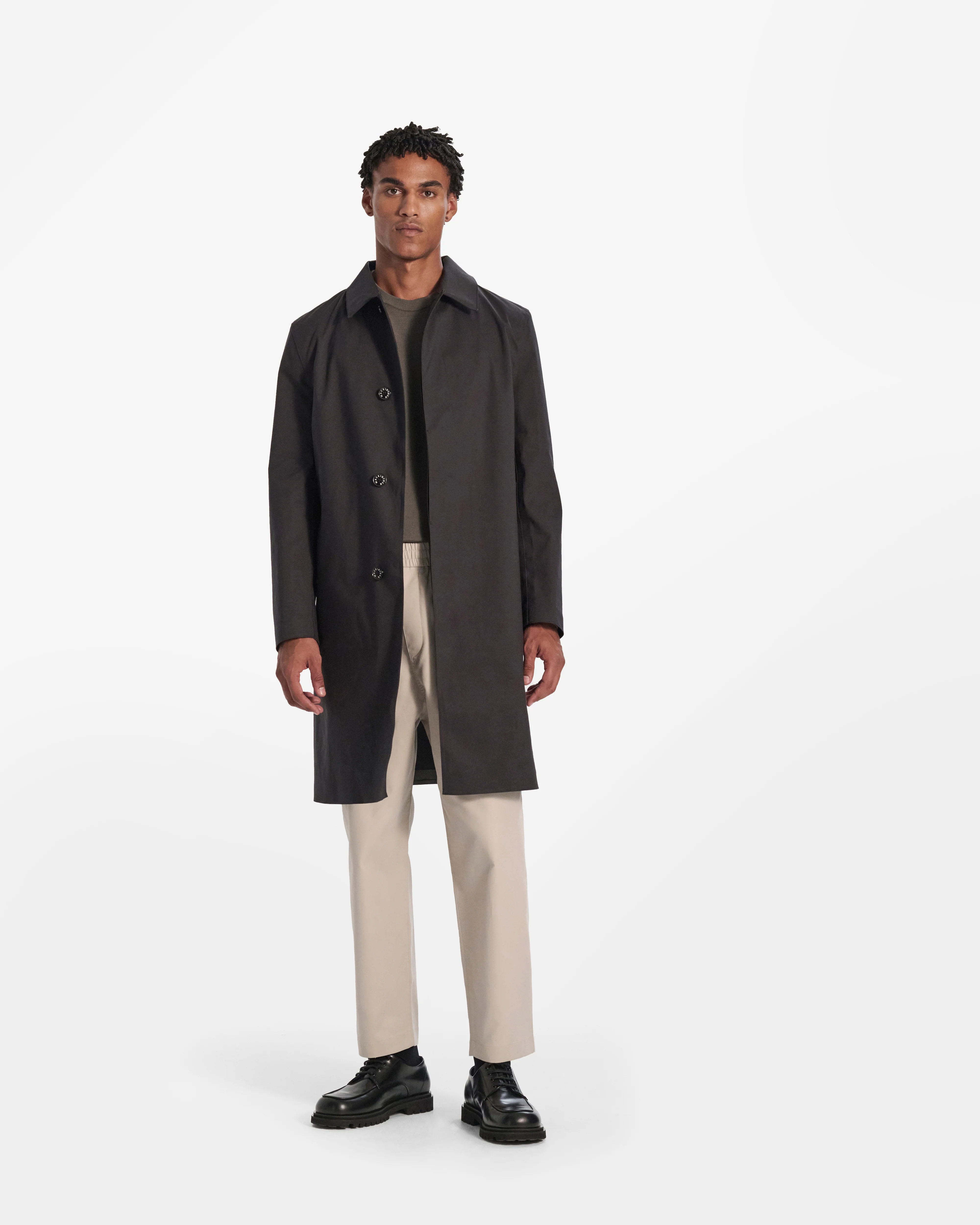 Dunkeld Rubberised 3/4 Length Coat - Image 3