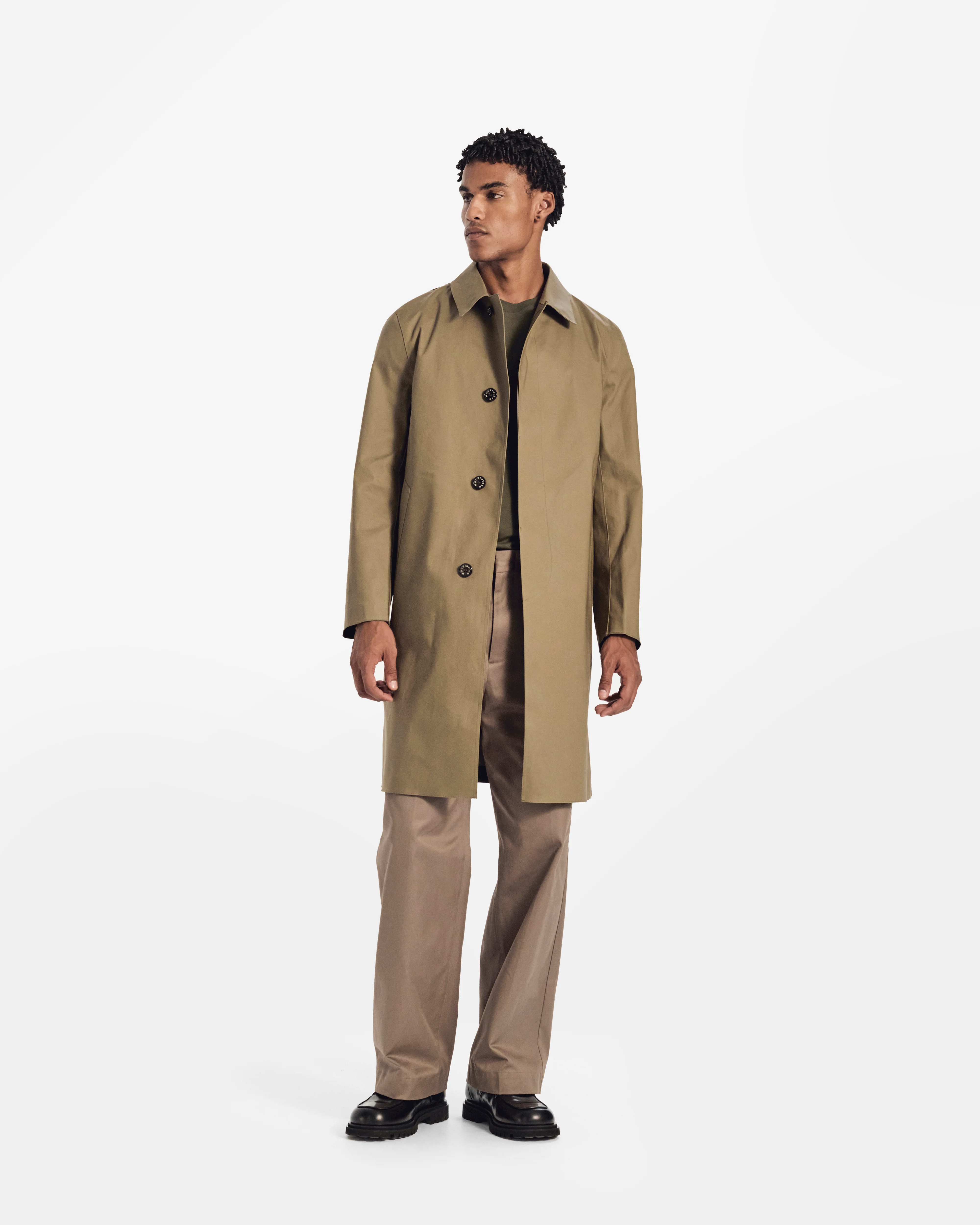 Dunkeld Rubberised 3/4 Length Coat - Image 3