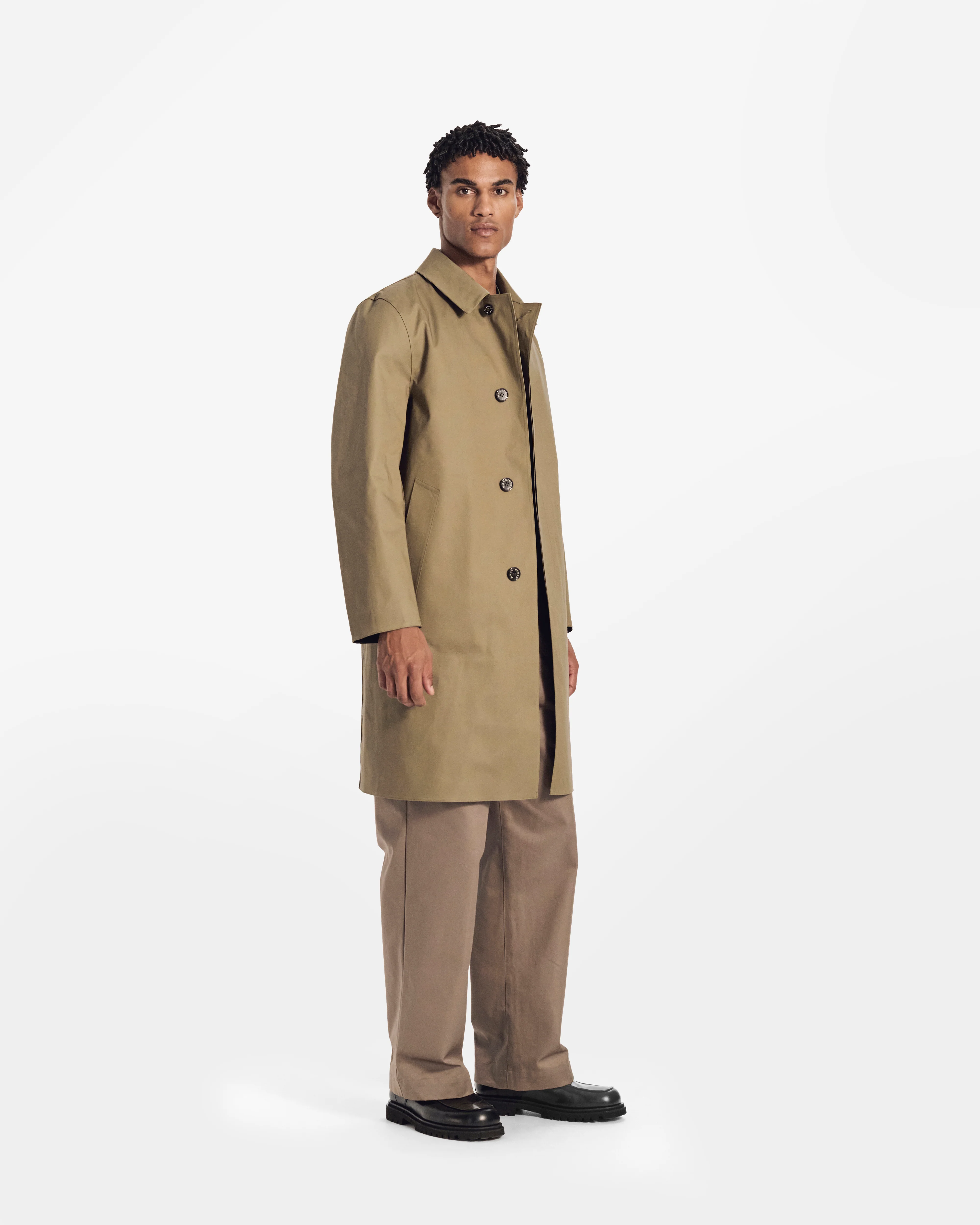 Dunkeld Rubberised 3/4 Length Coat - Image 5