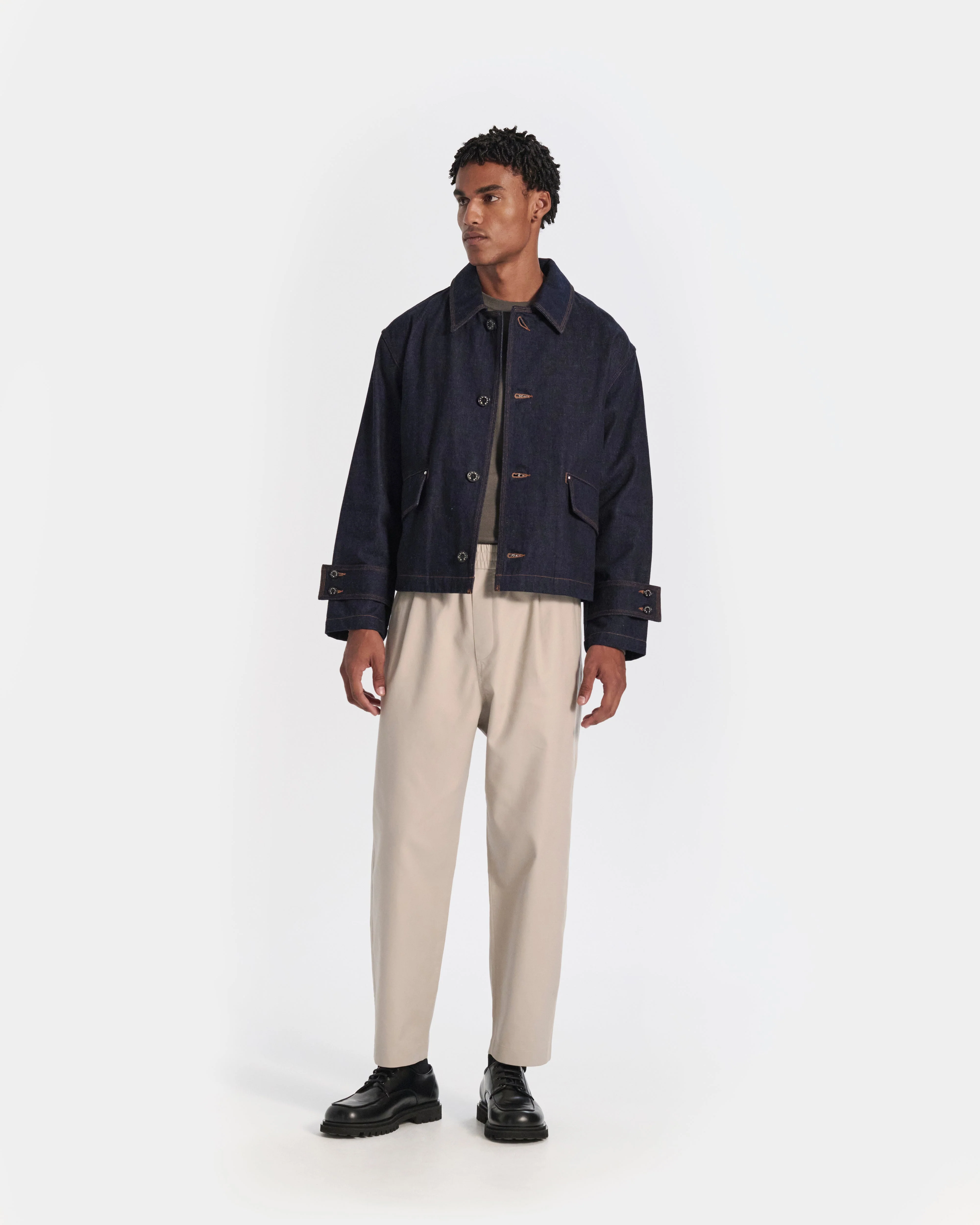 Humbie Denim Blouson Jacket - Image 3