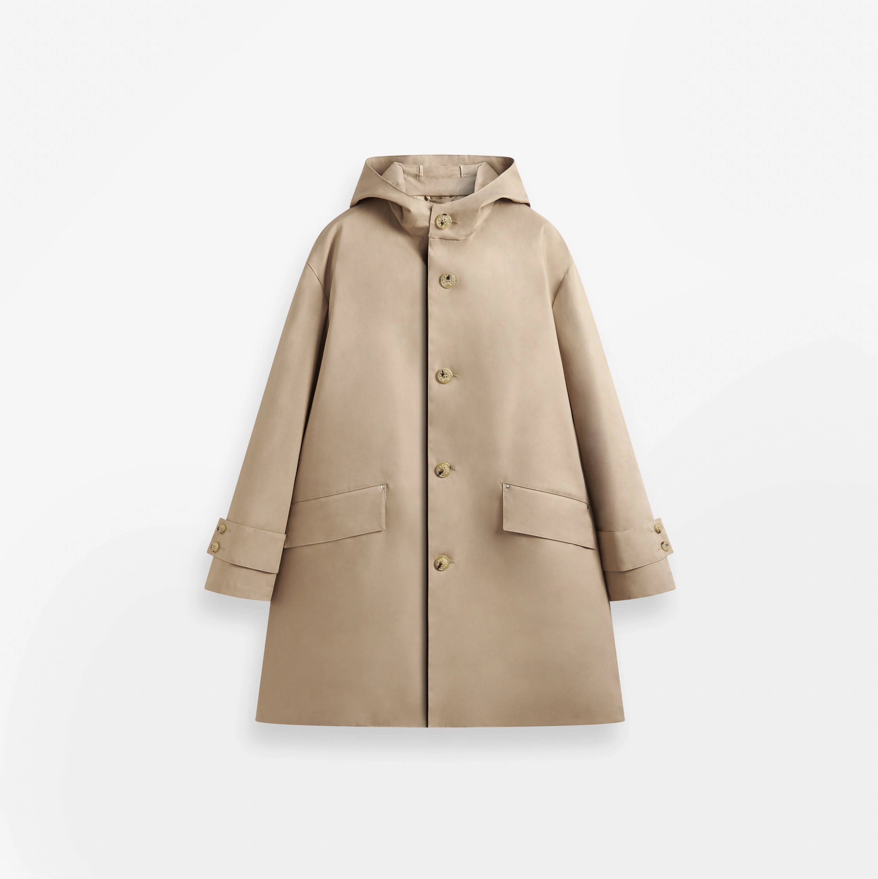 Humbie Raintec Mid Length Hooded Coat - Image 6