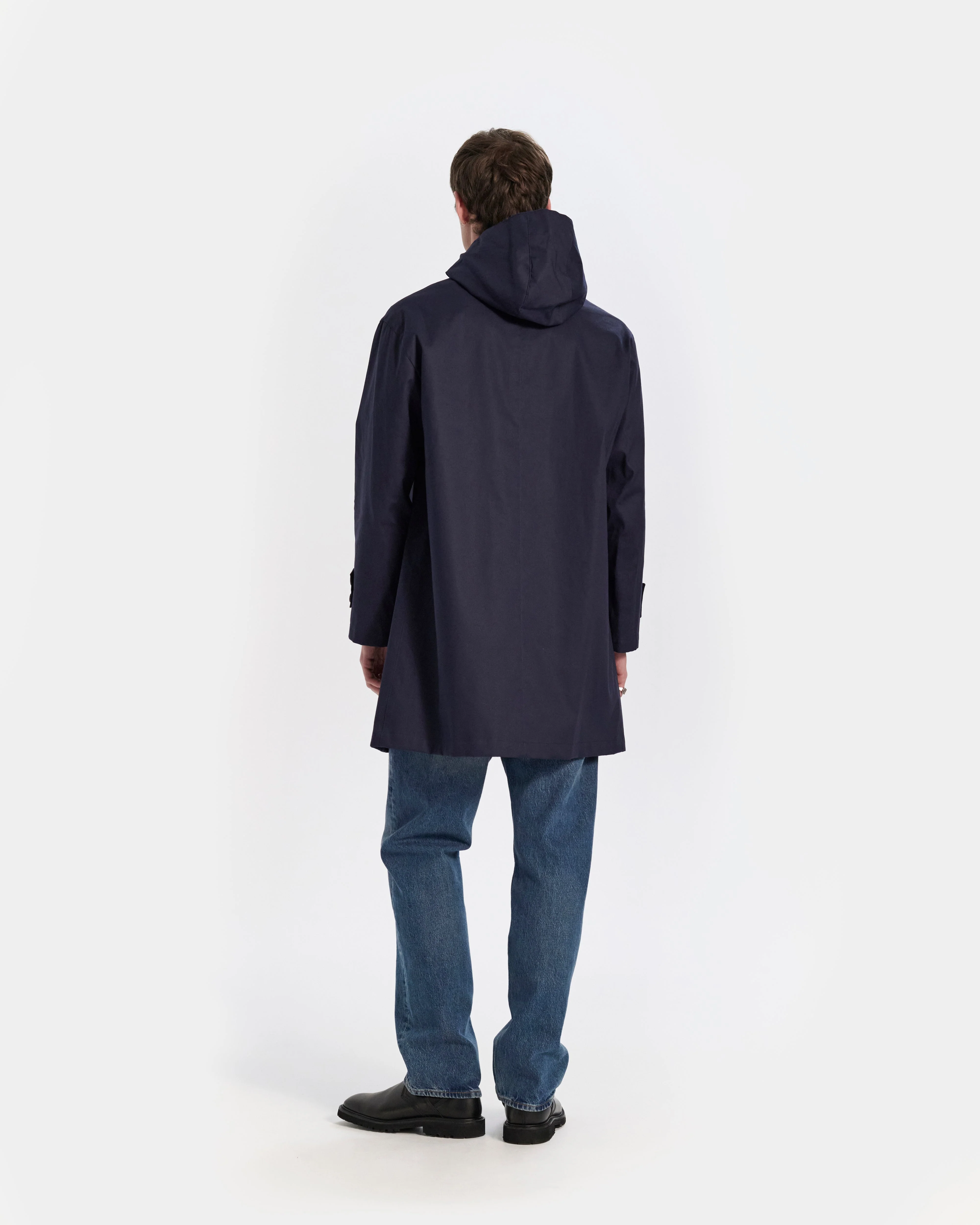 Humbie Raintec Mid Length Hooded Coat - Image 4
