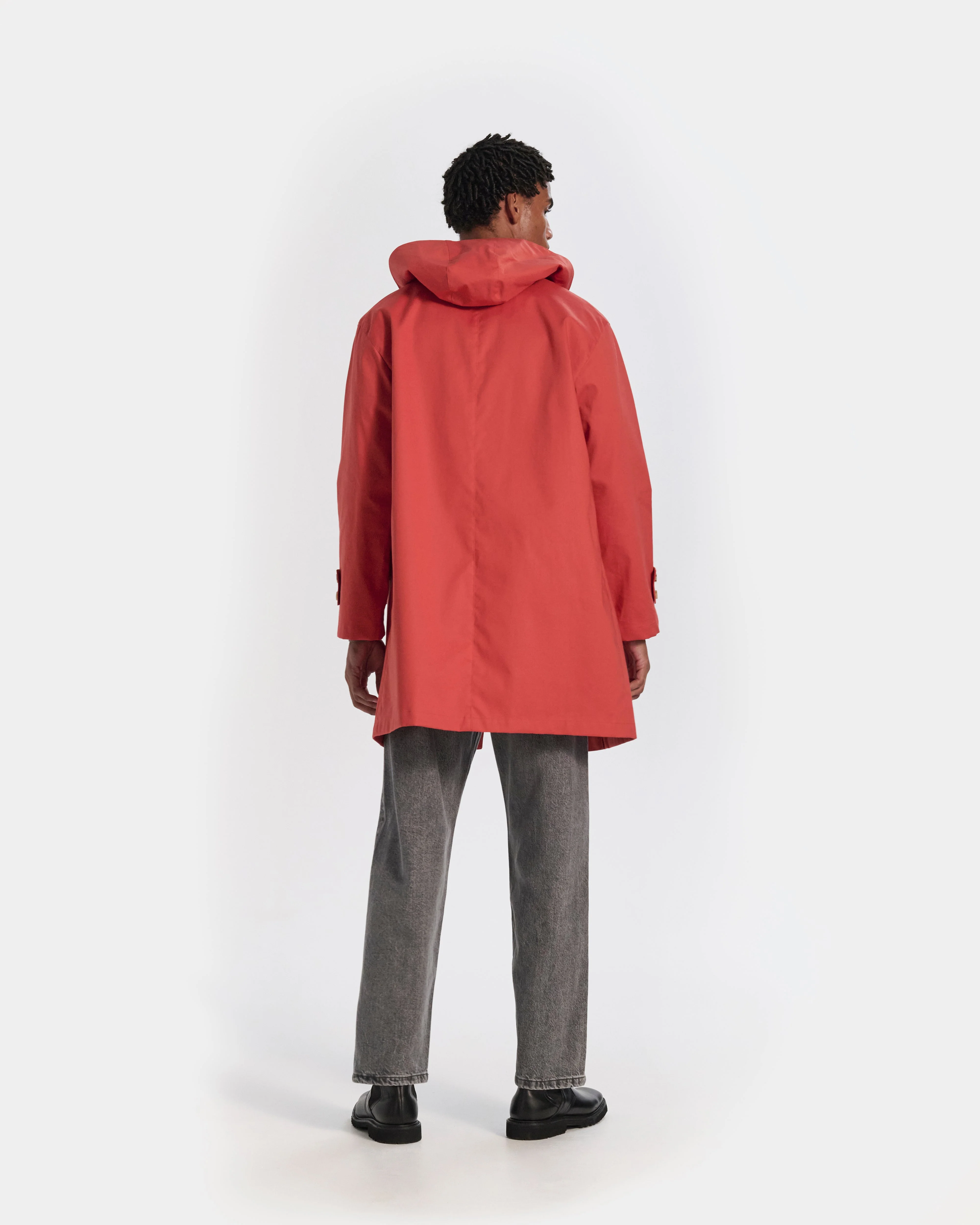 Humbie Raintec Mid Length Hooded Coat - Image 4
