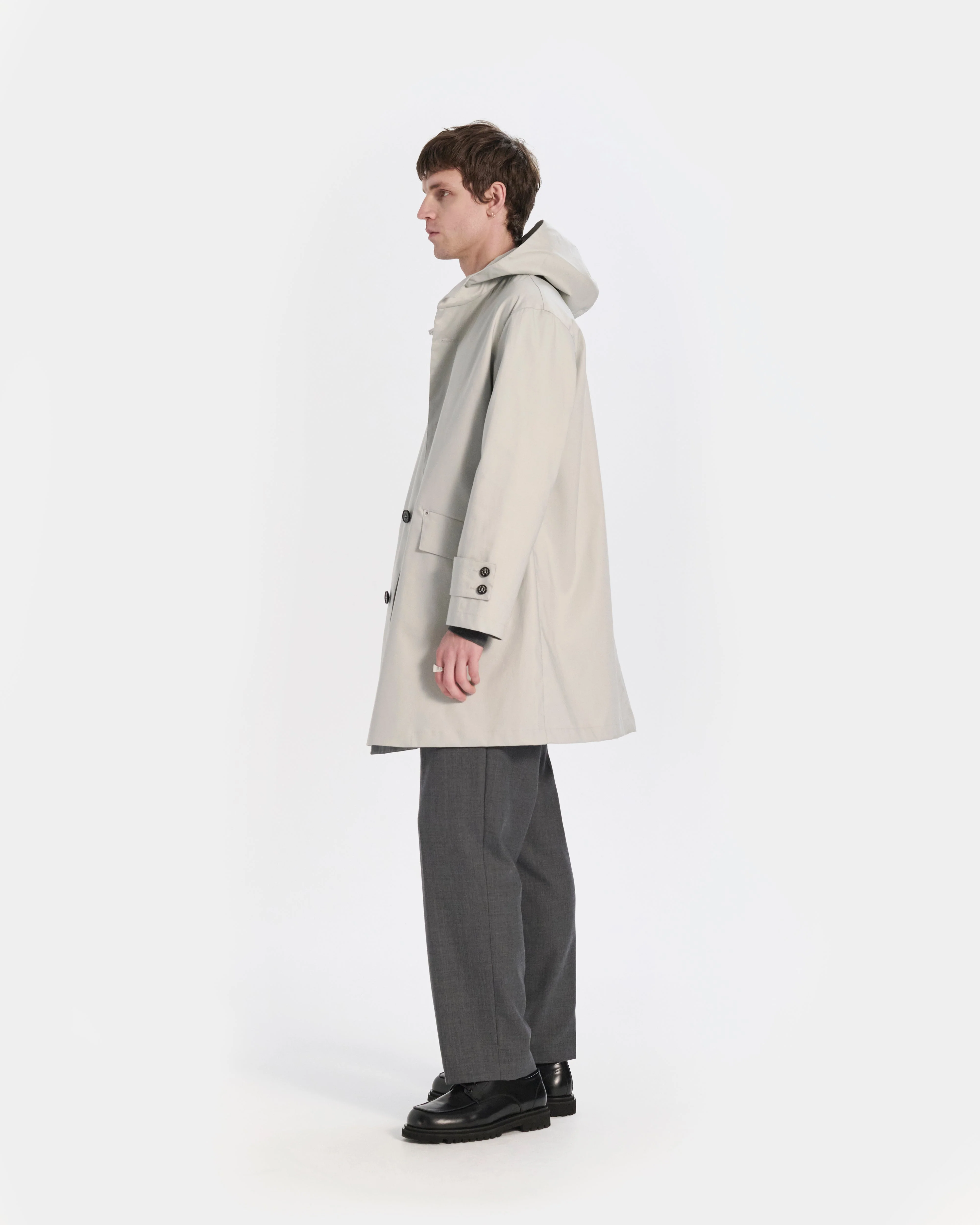 Humbie Raintec Mid Length Hooded Coat - Image 4