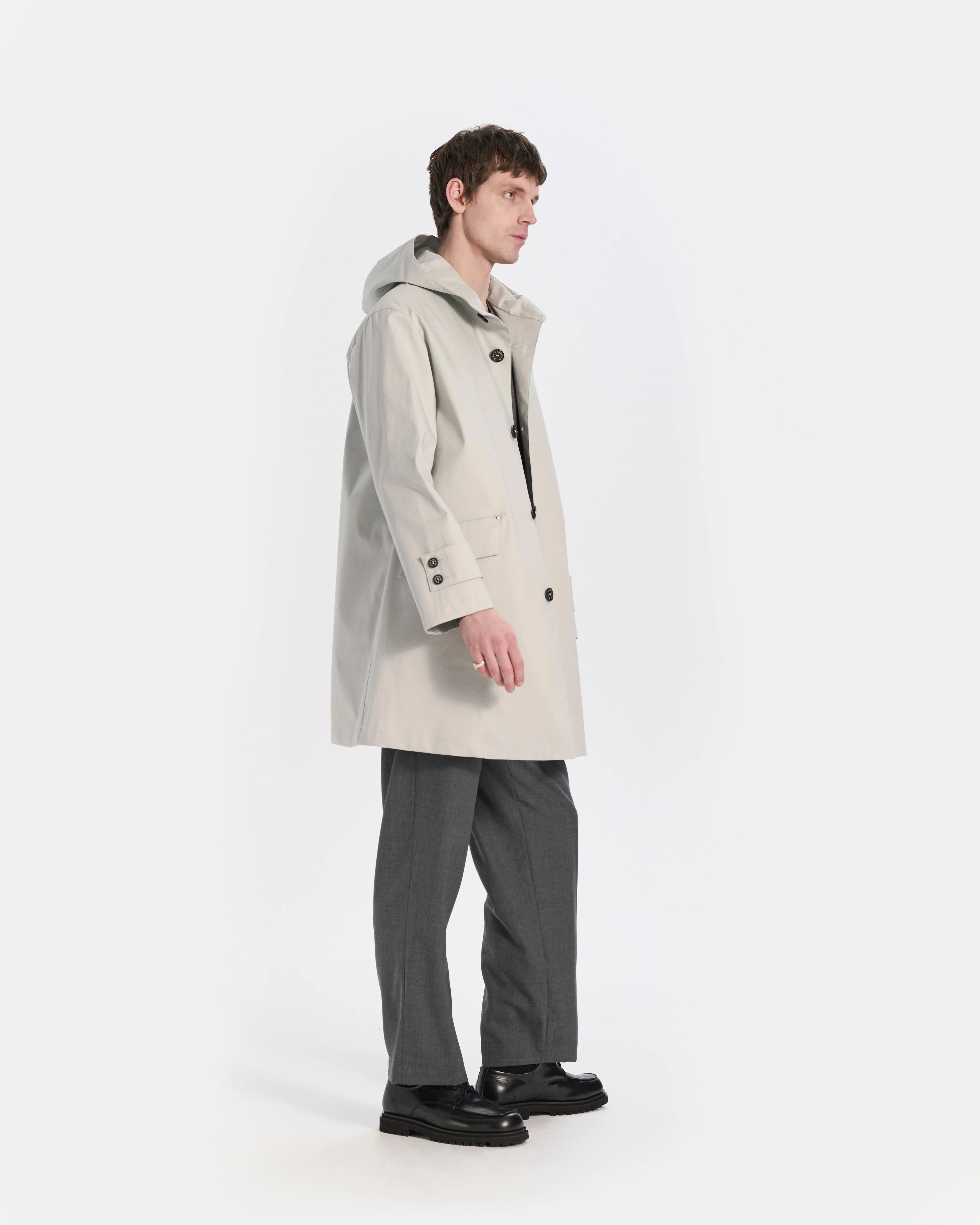 Humbie Raintec Mid Length Hooded Coat - Image 5