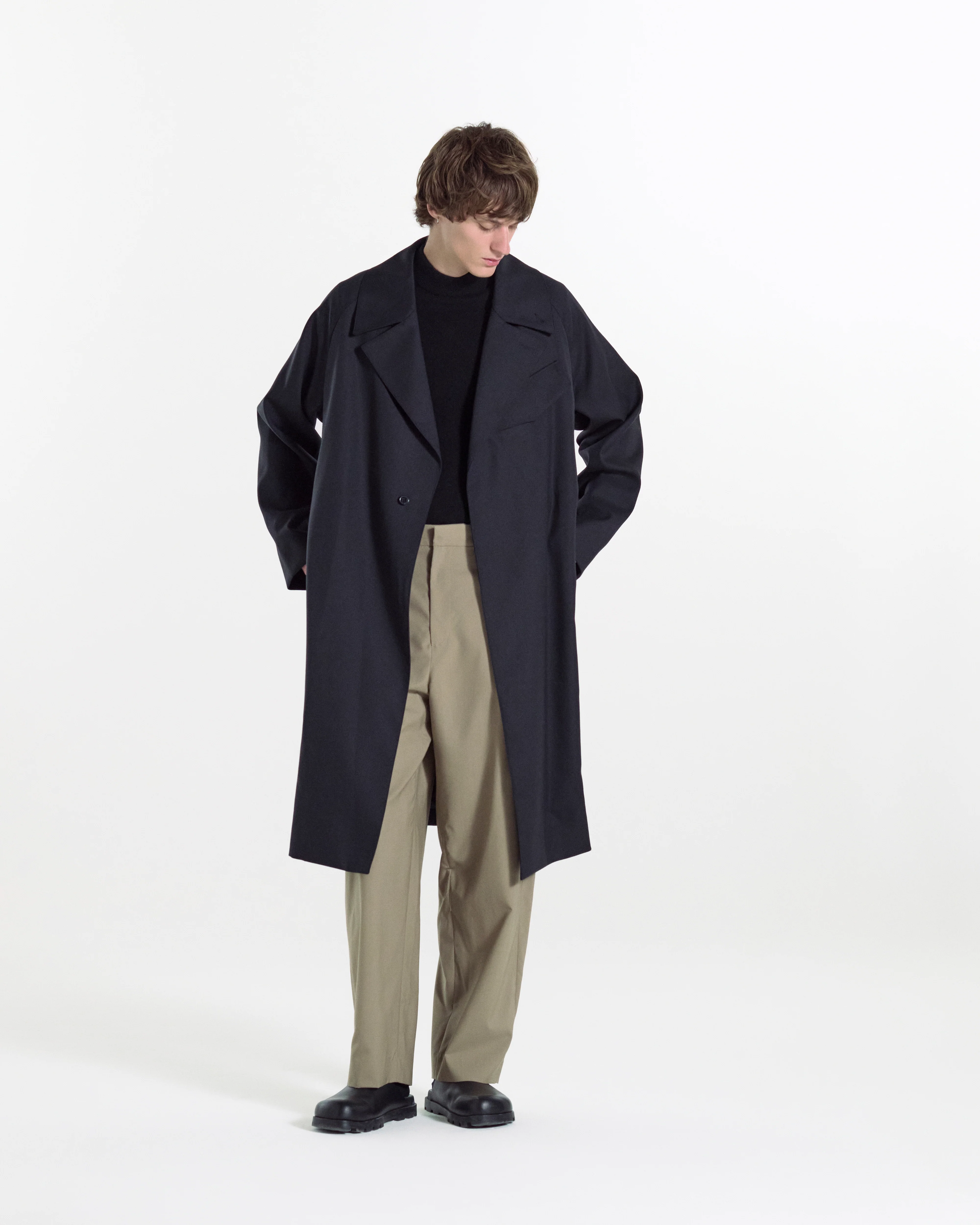 Laggan Belted Wool Gabardine Trench Coat - Image 3