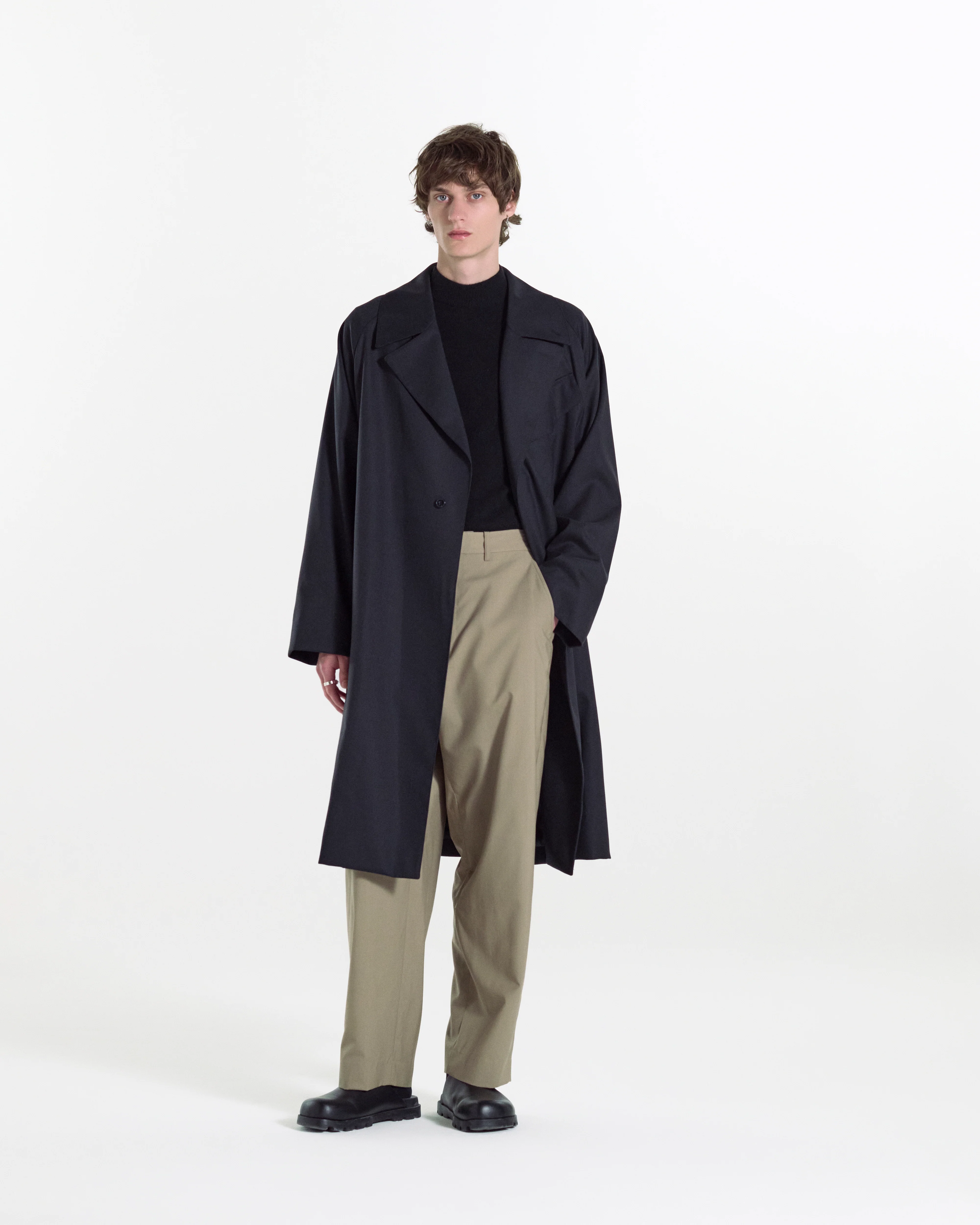 Laggan Belted Wool Gabardine Trench Coat - Image 4