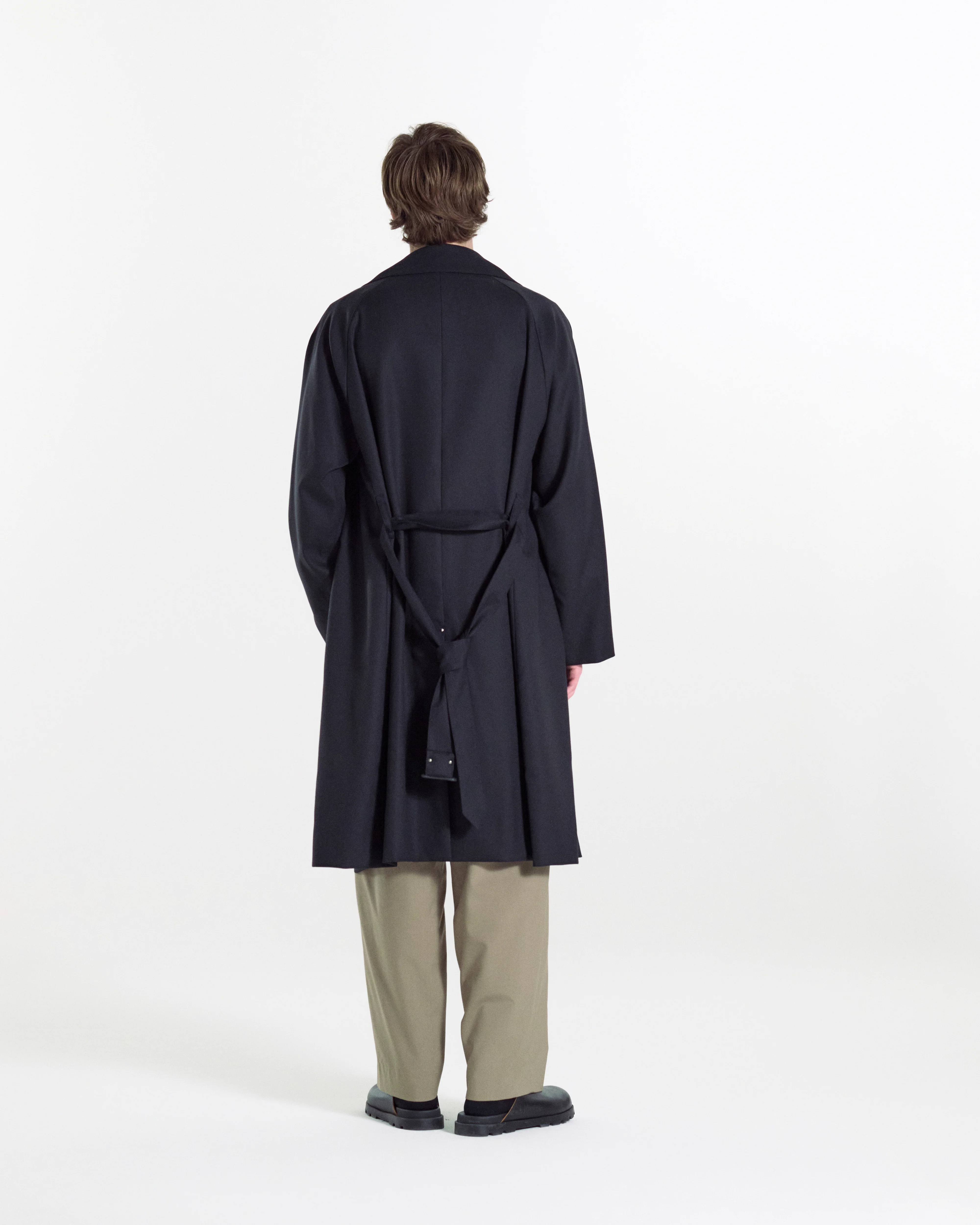 Laggan Belted Wool Gabardine Trench Coat - Image 5