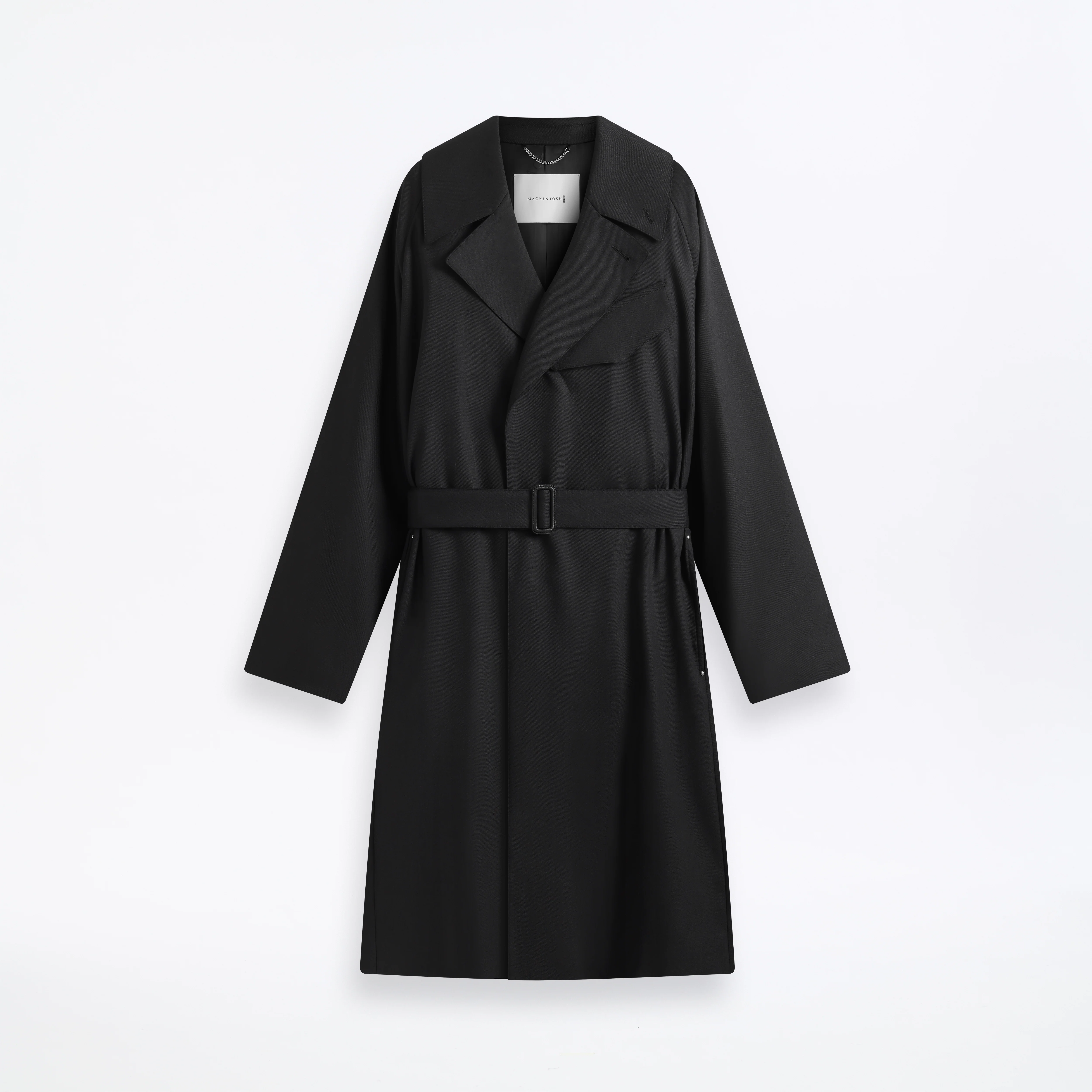Laggan Belted Wool Gabardine Trench Coat - Image 6