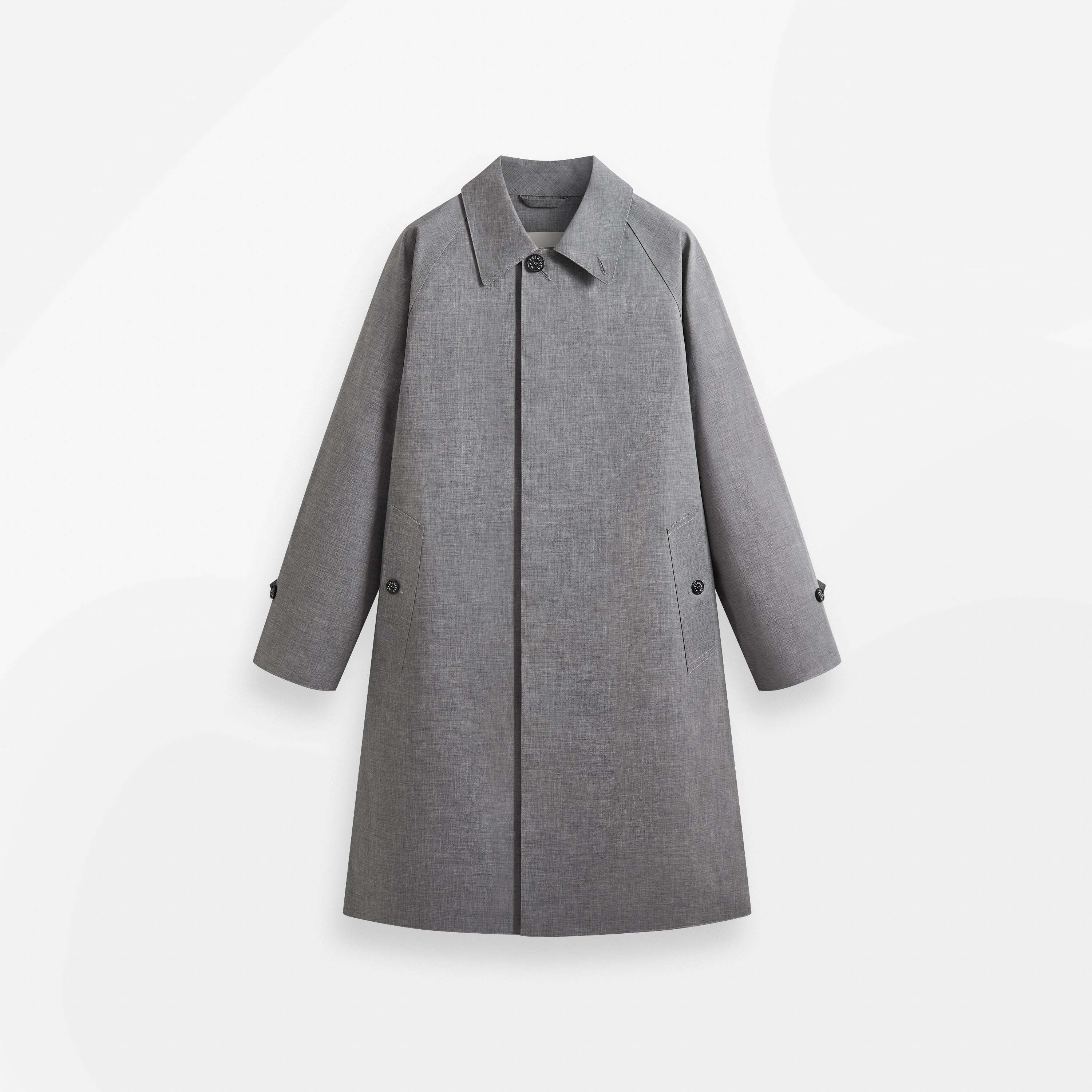 Lauder Rubberised 3/4 Length Oversized Coat - Image 6