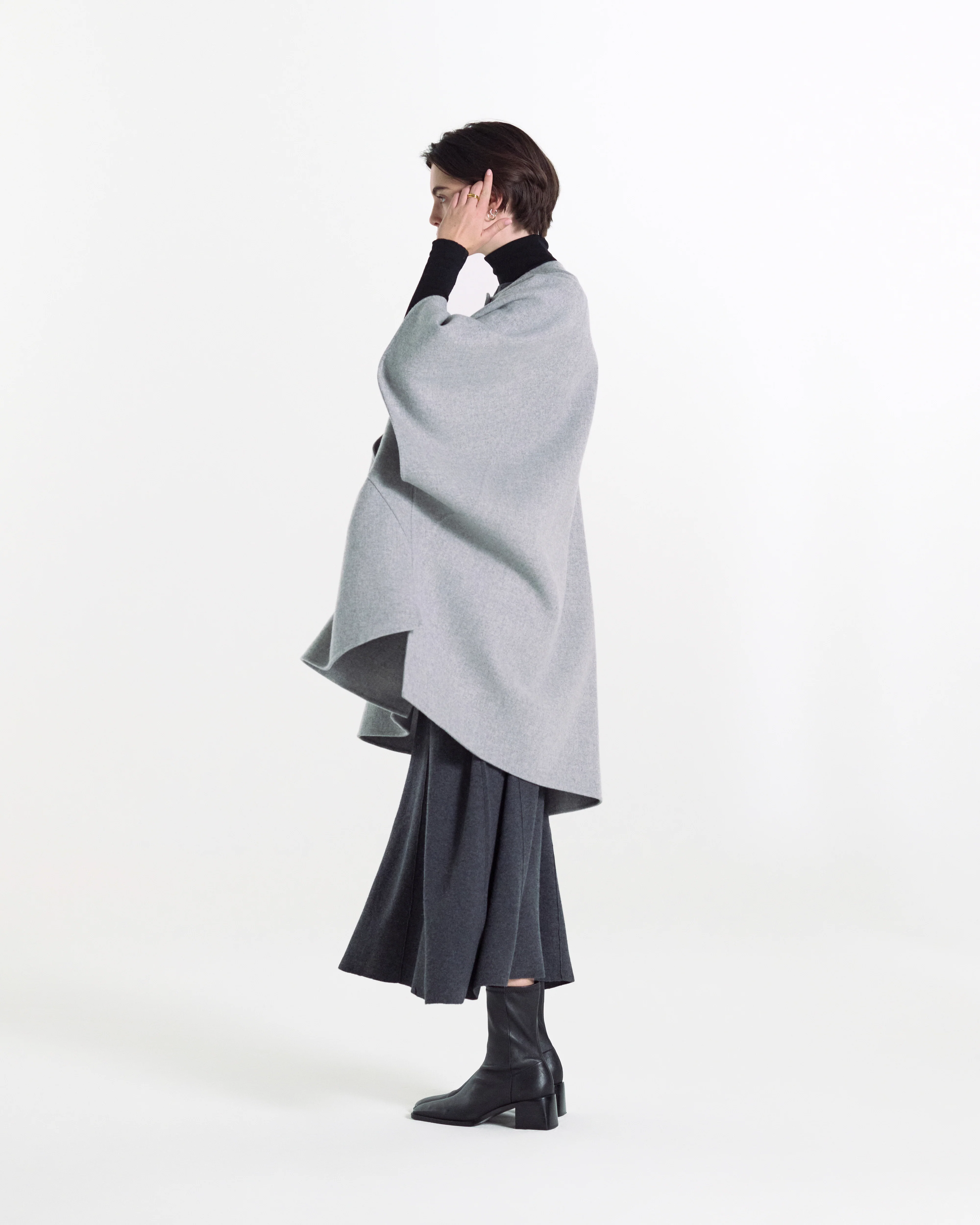 Sanquhar Wool Cape - Image 3