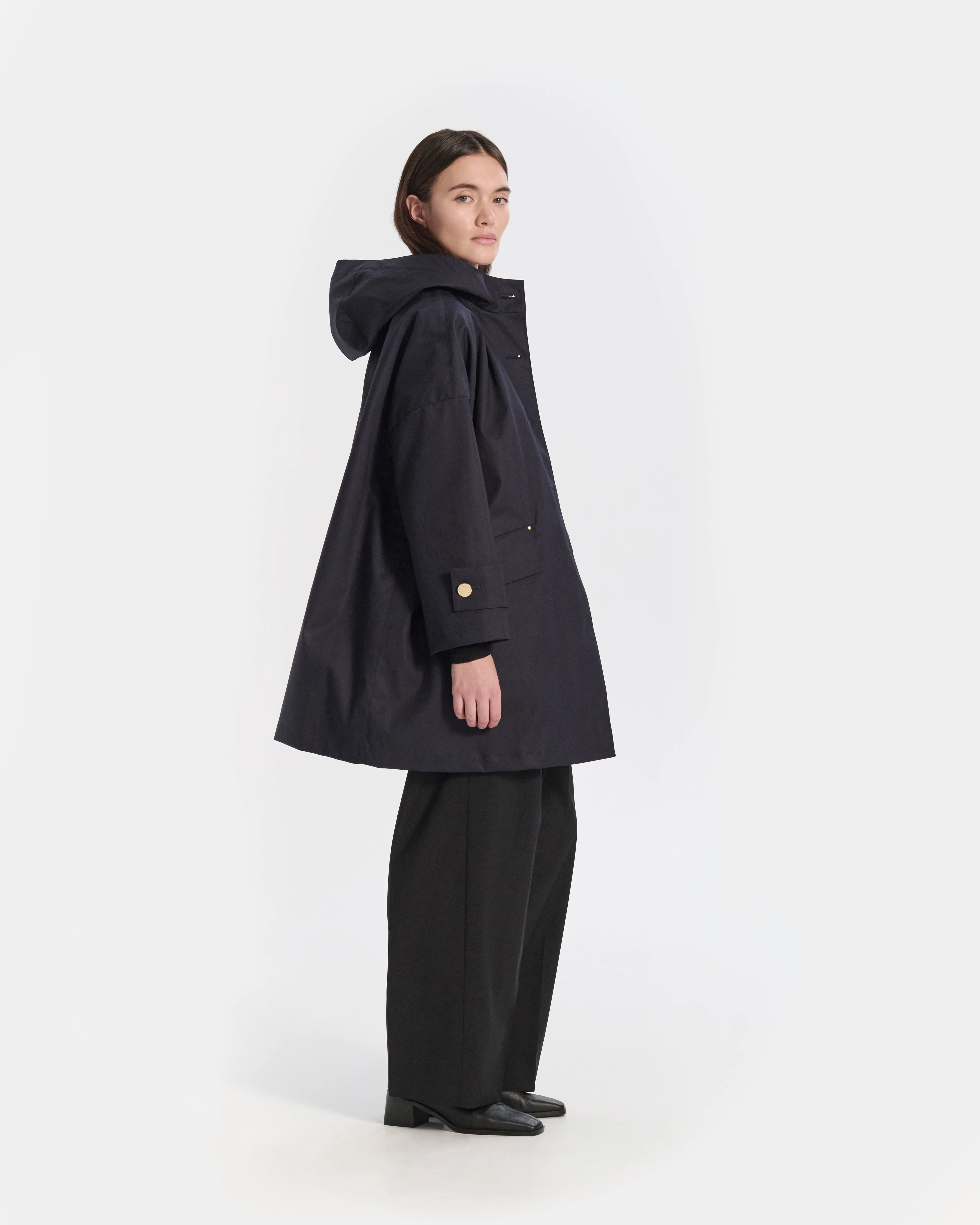 Humbie Raintec Hooded Short Coat - Image 3