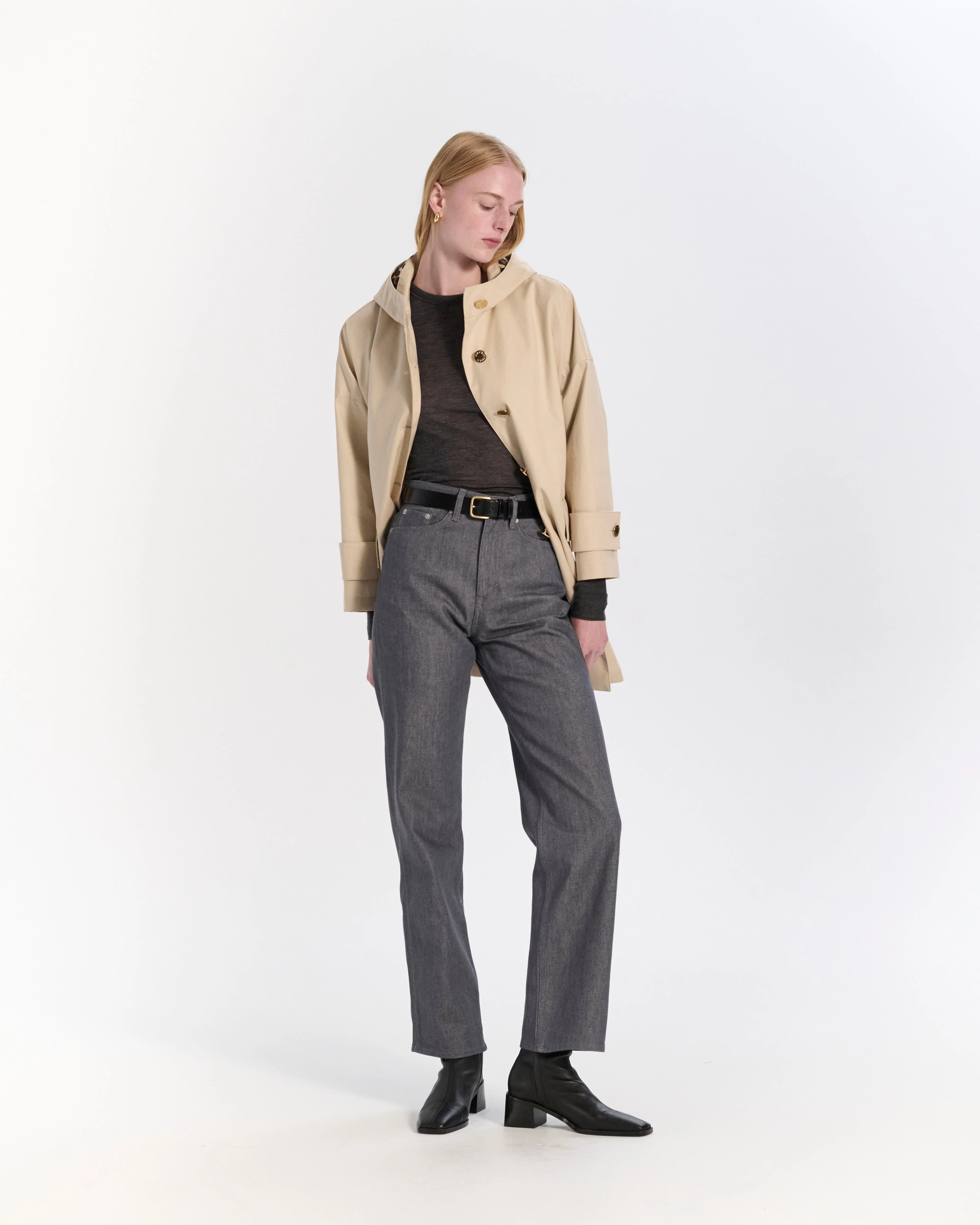 Humbie Raintec Hooded Short Coat - Image 3