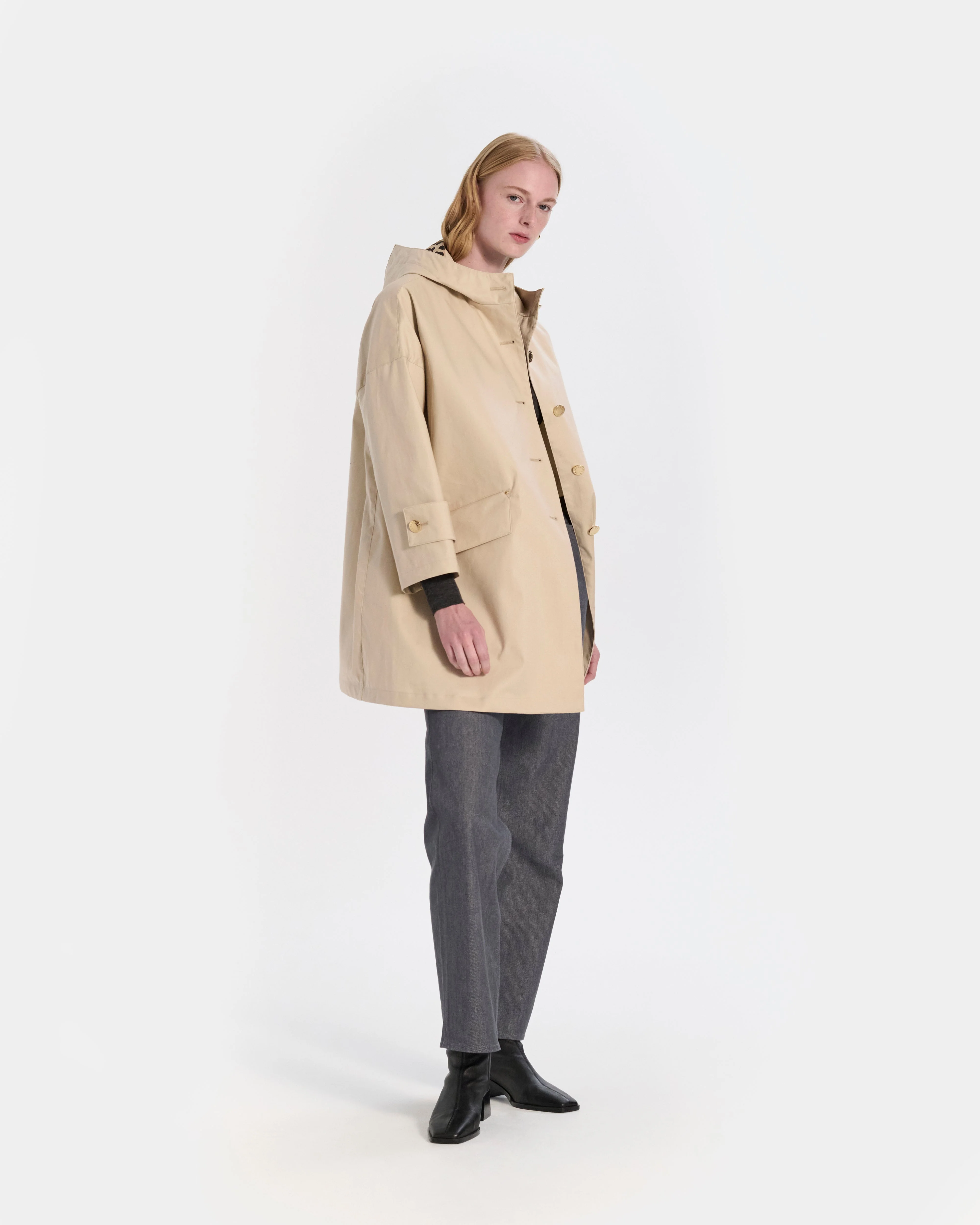 Humbie Raintec Hooded Short Coat - Image 5
