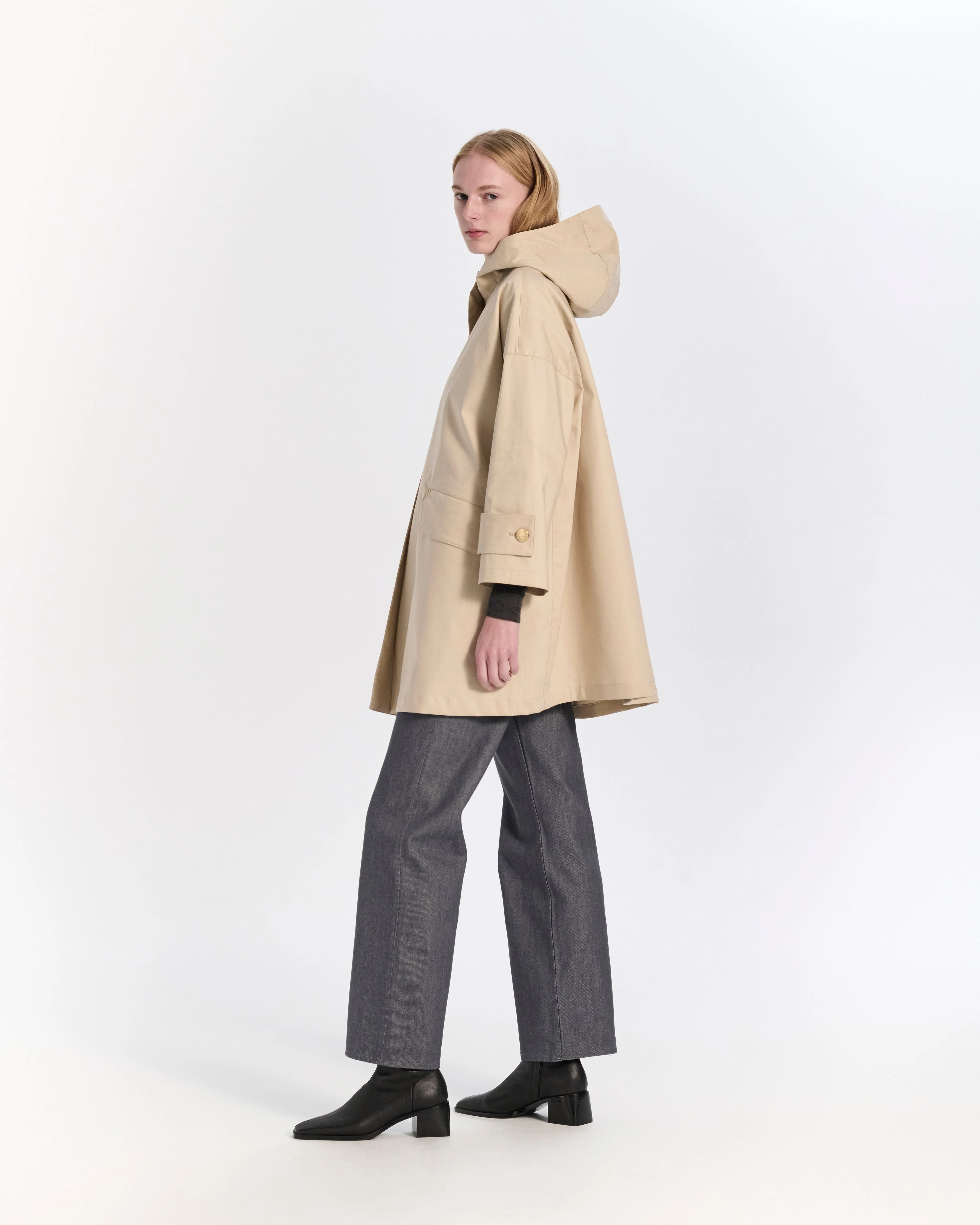 Humbie Raintec Hooded Short Coat - Image 7