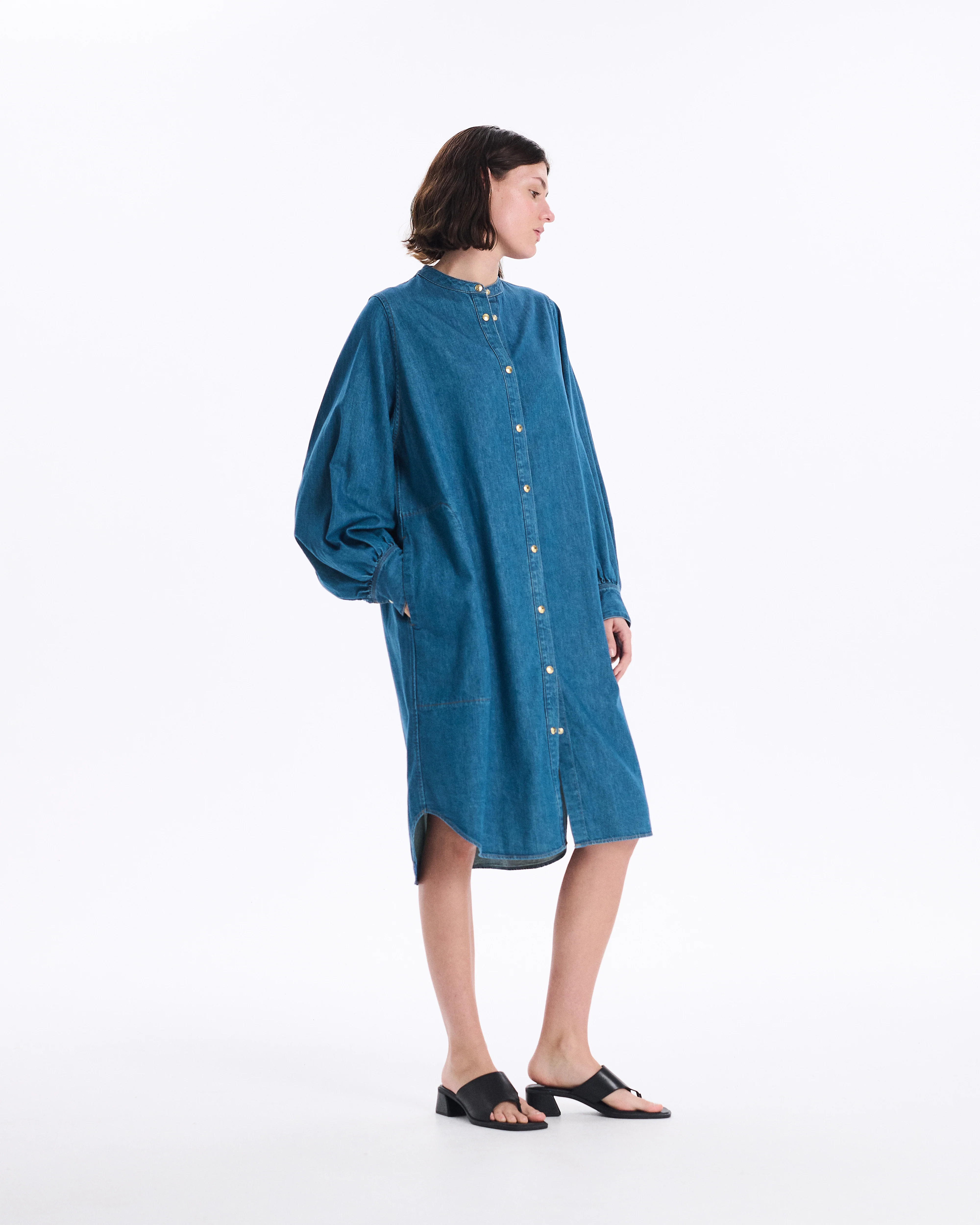 Thornhill 8oz Denim Dress - Image 4