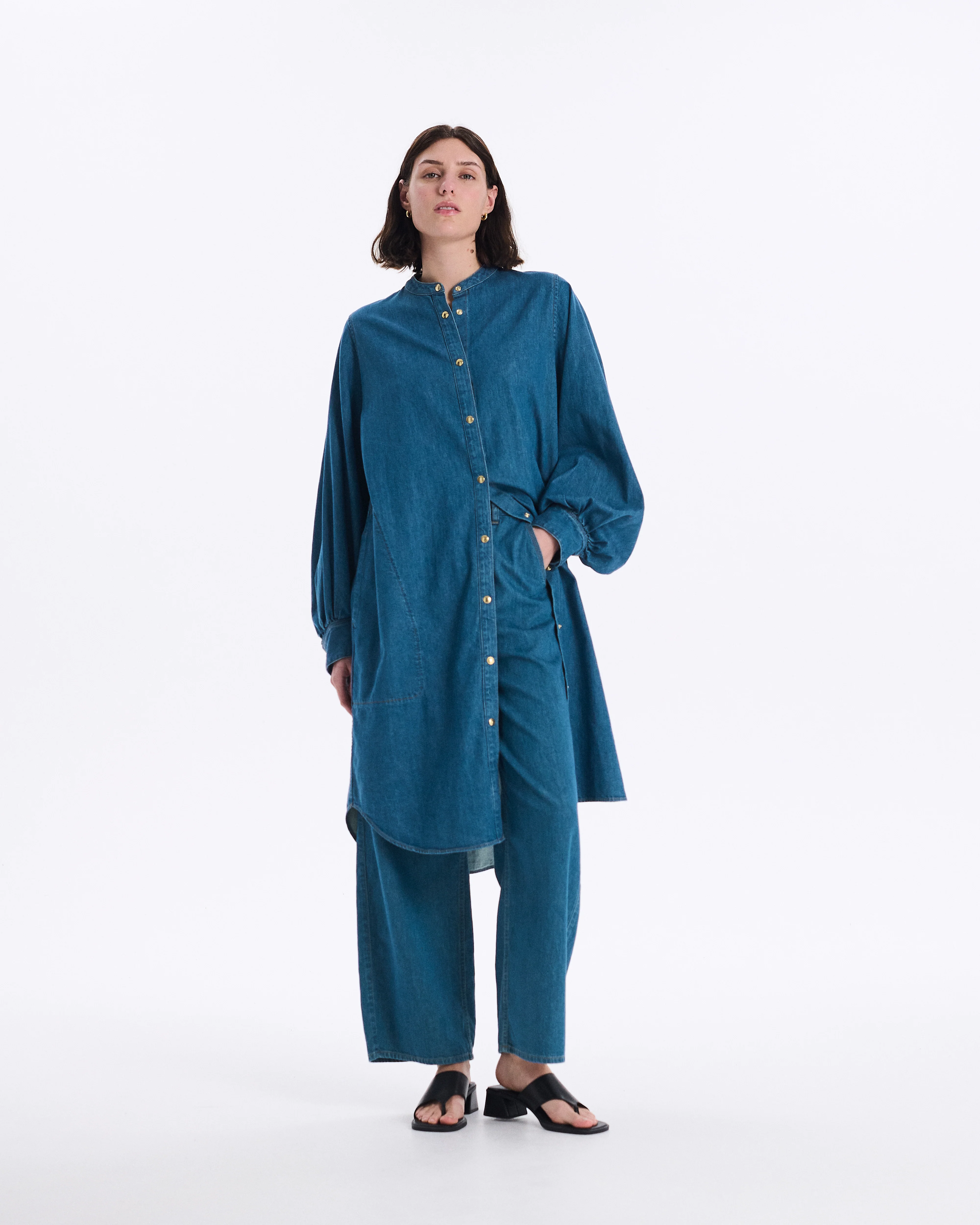 Thornhill 8oz Denim Dress - Image 6
