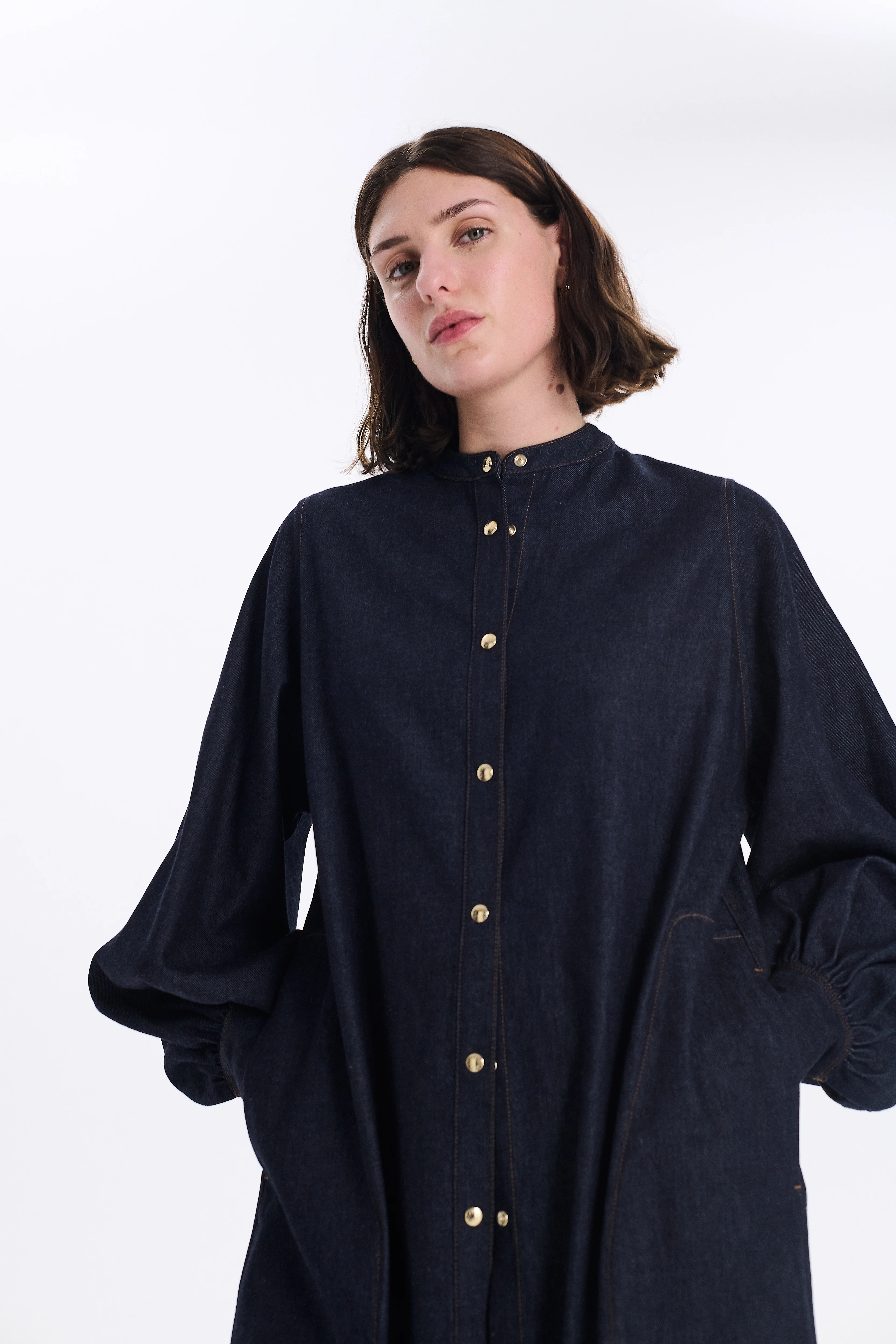 Thornhill 8oz Denim Dress - Image 4