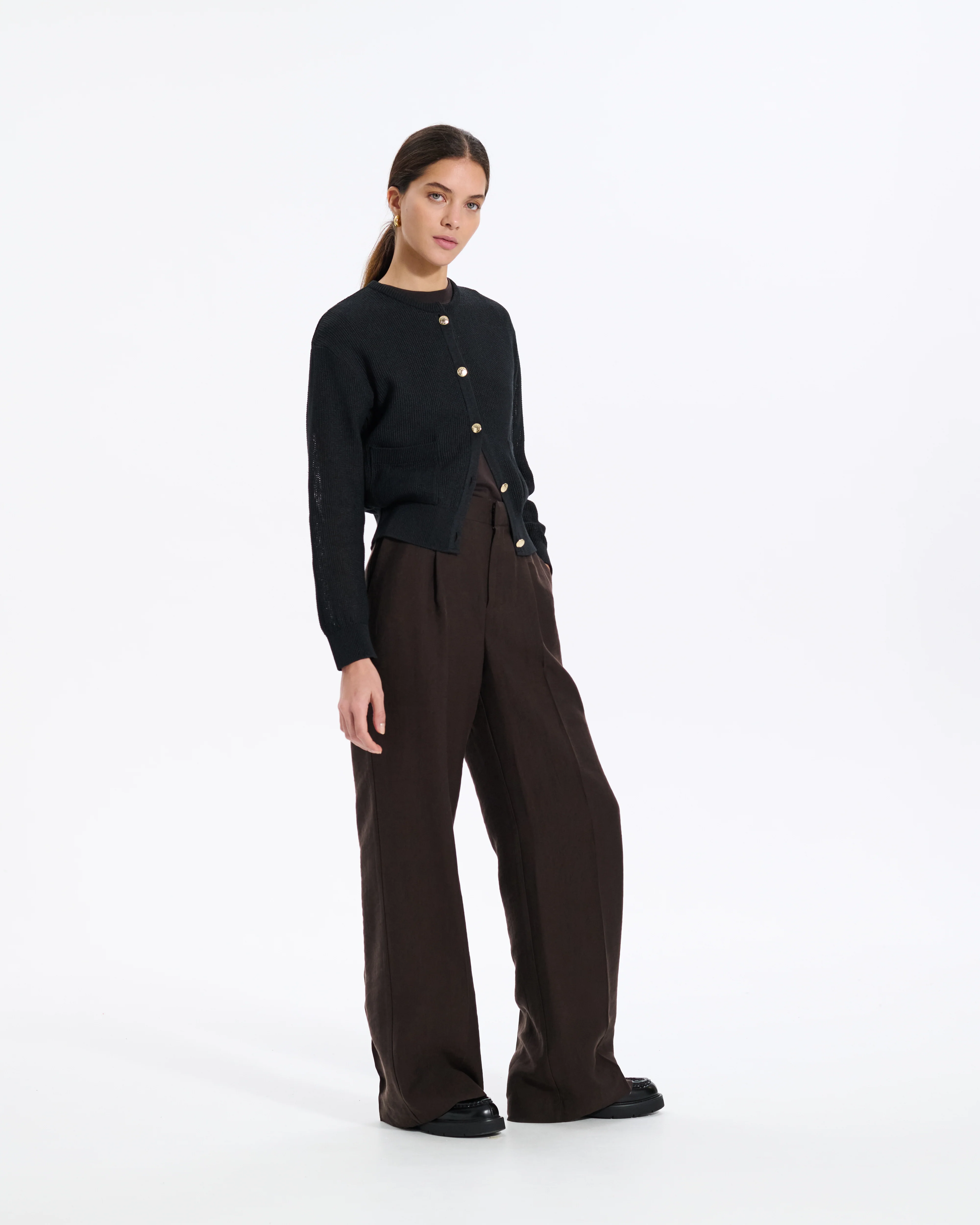 Washi Paper Pocket Cardigan - Image 3