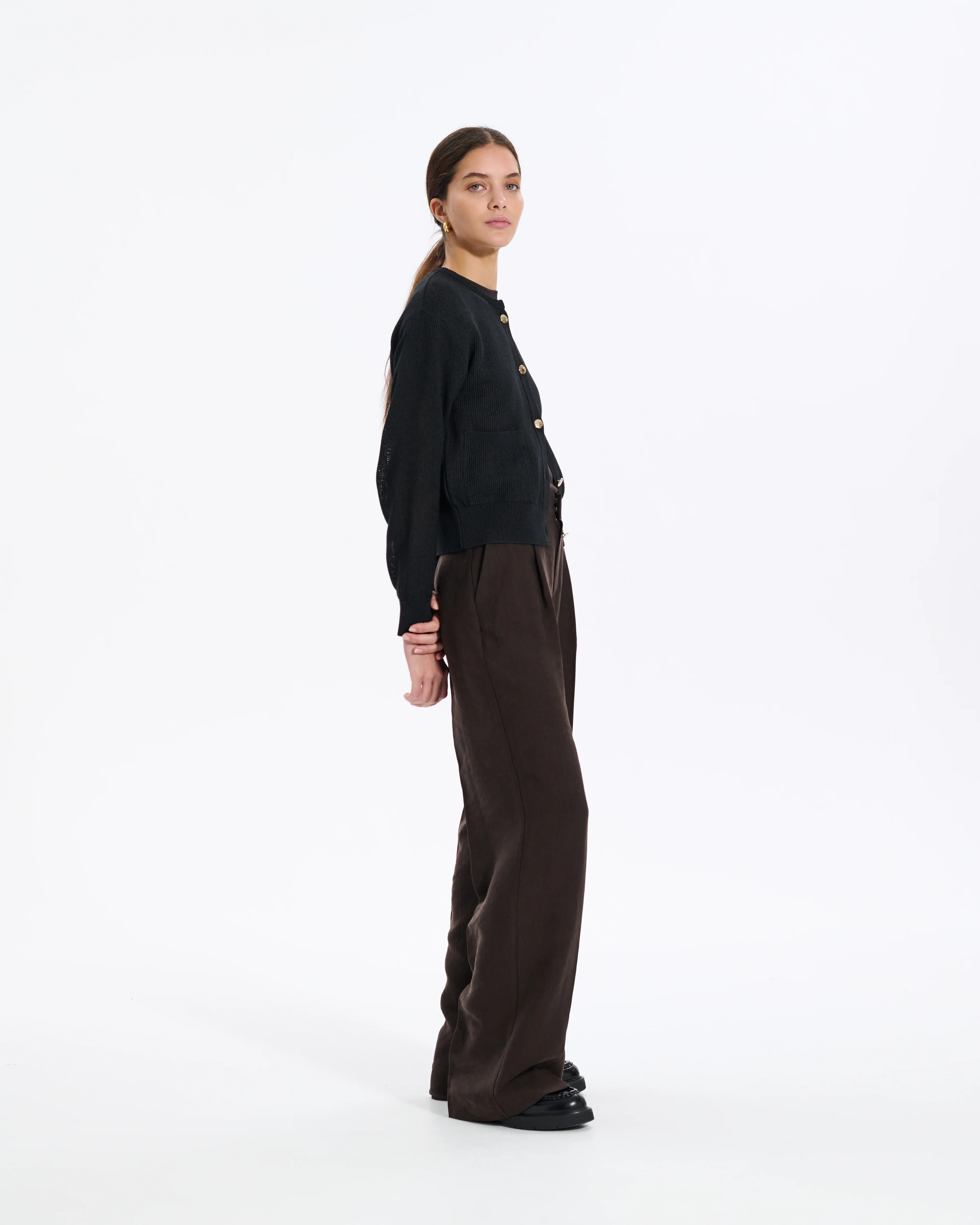 Washi Paper Pocket Cardigan - Image 4